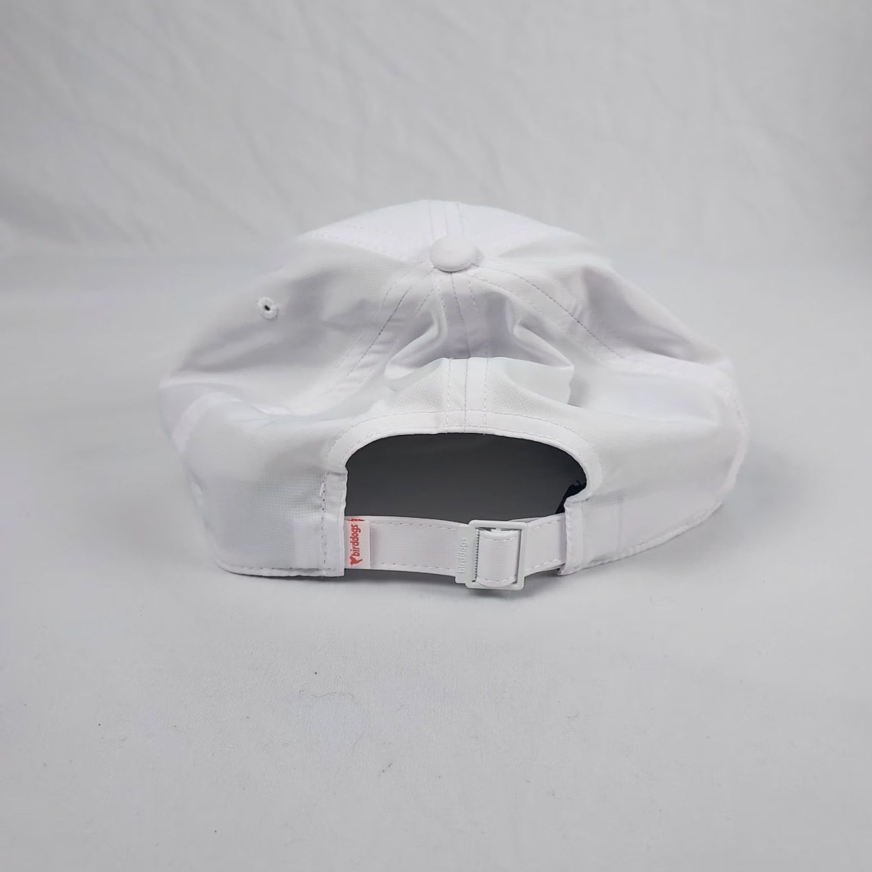 Vintage Birddogs Baseball Cap White Poly Spandex Stretch Fit Adjustable Hat Mens One Size Solid Pattern Cap Size ONE SIZE - 3 Thumbnail