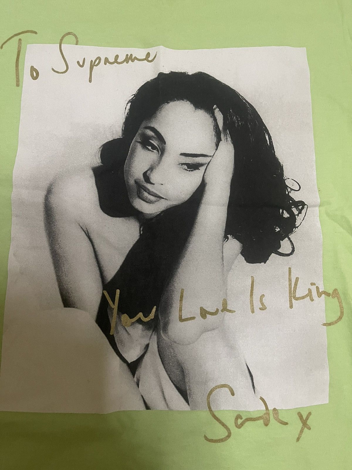Supreme Supreme sade tee Green T-shirt Size US M / EU 48-50 / 2 - 2 Thumbnail