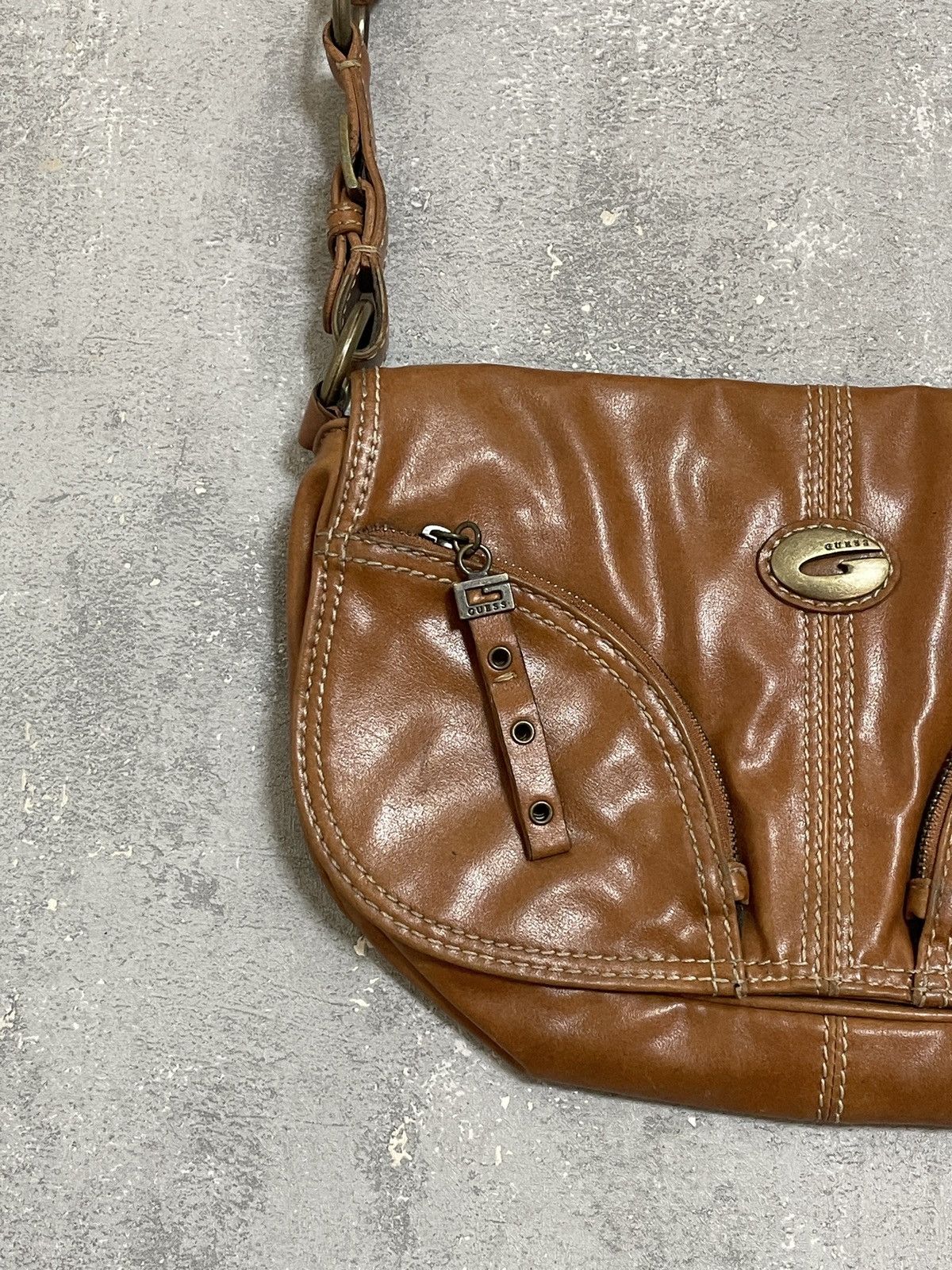 Guess Vintage Y2K Guess Bag Brown Size ONE SIZE - 2 Thumbnail