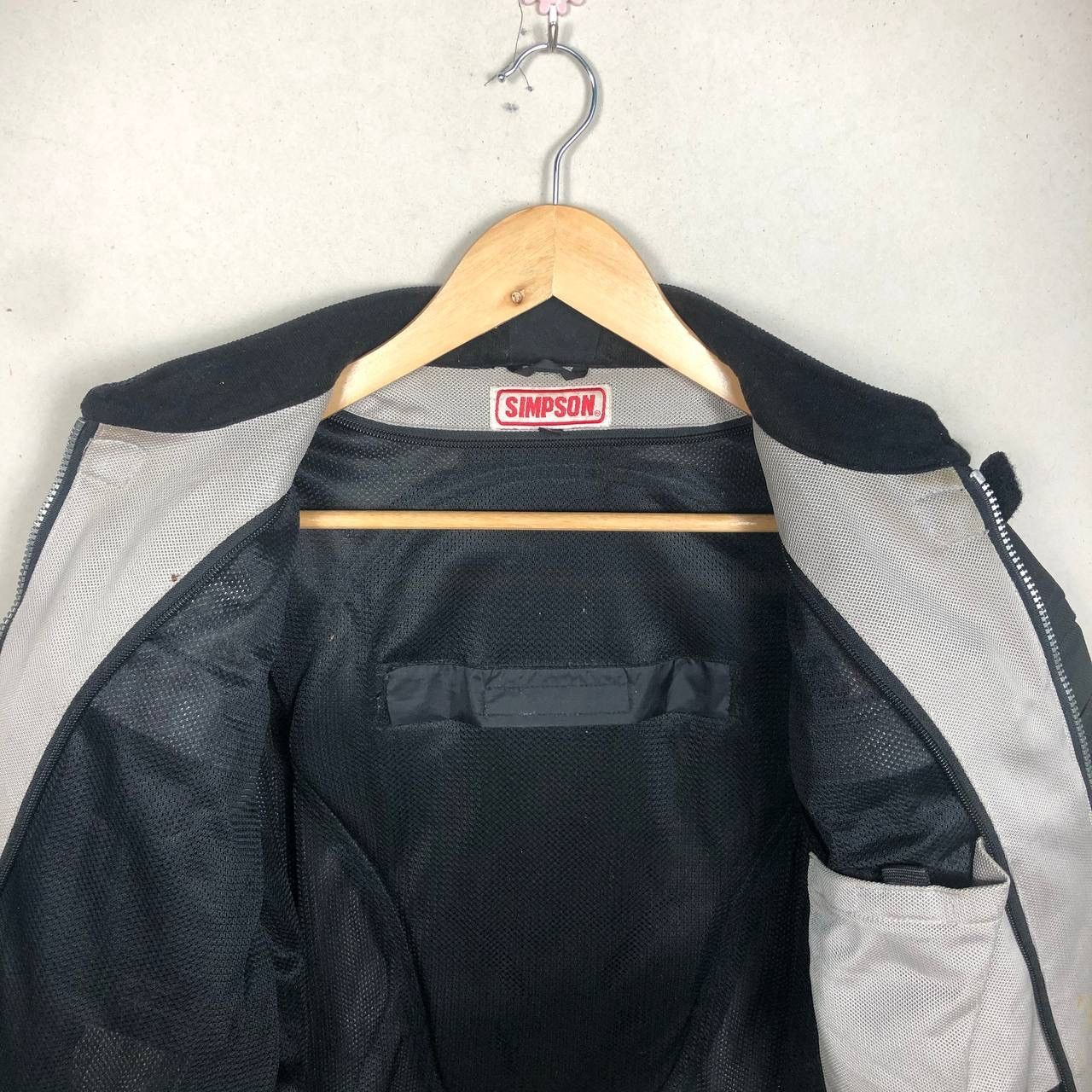 Sports Specialties × Vintage Vintage Simpson Mesh Riding Jacket Racing USA Padded Jacket Size US L / EU 52-54 / 3 - 12 Thumbnail