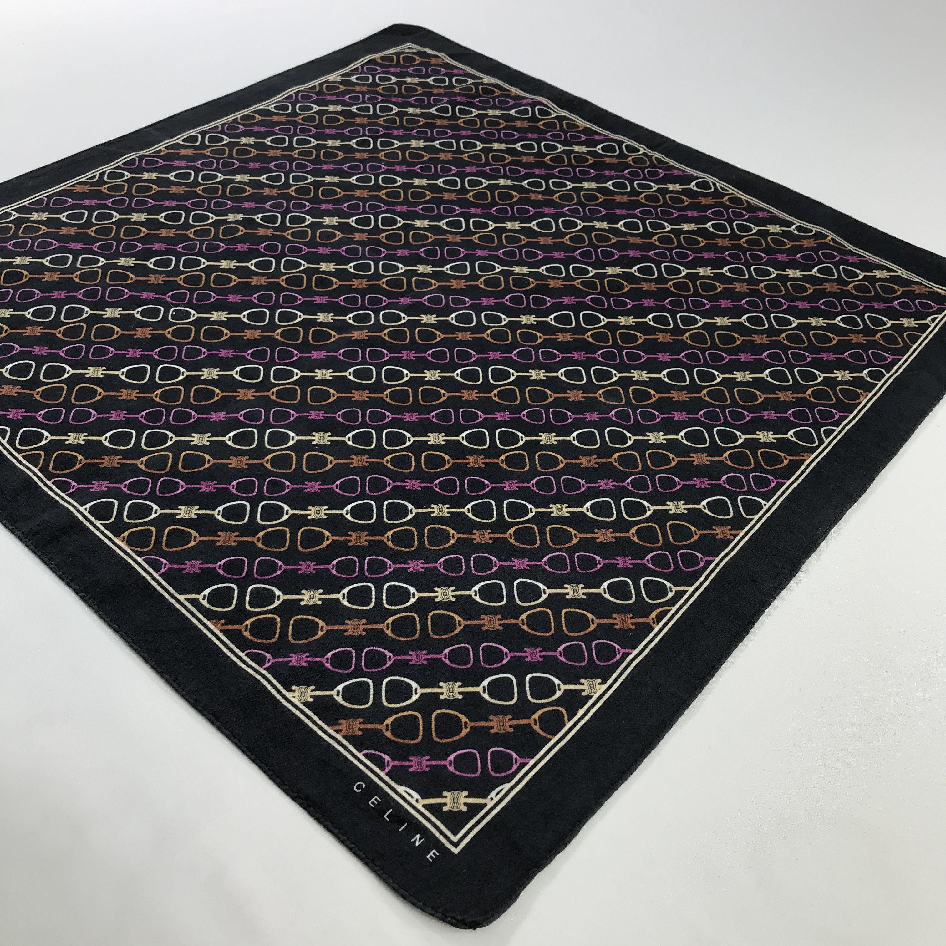 Celine × Vintage Celine Bandana / Handkerchief / Neckerchief - S651 Size ONE SIZE - 2 Thumbnail