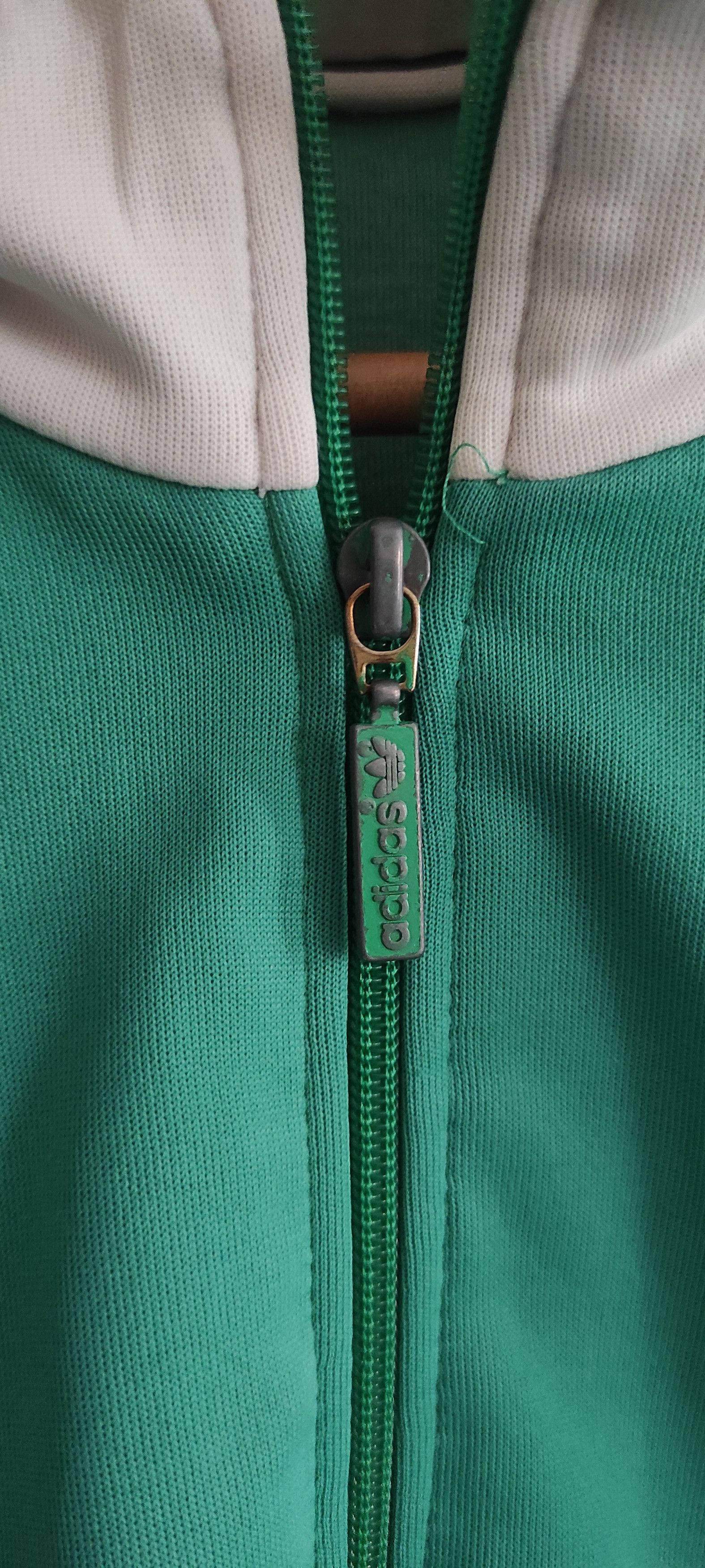 Adidas × Vintage Vintage 1970's Adidas Green Men's Track Jacket Size Size US XL / EU 56 / 4 - 7 Thumbnail