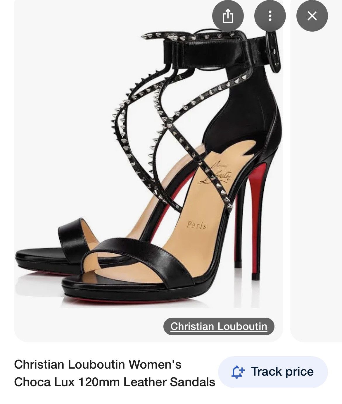 Christian Louboutin Christian Louboutin choca lux 120 Size US 6.5 / IT 36.5 - 6 Thumbnail