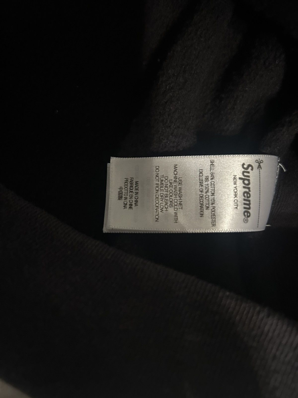 Supreme Supreme Black Washed Box Logo Crewneck Size US M / EU 48-50 / 2 - 7 Thumbnail