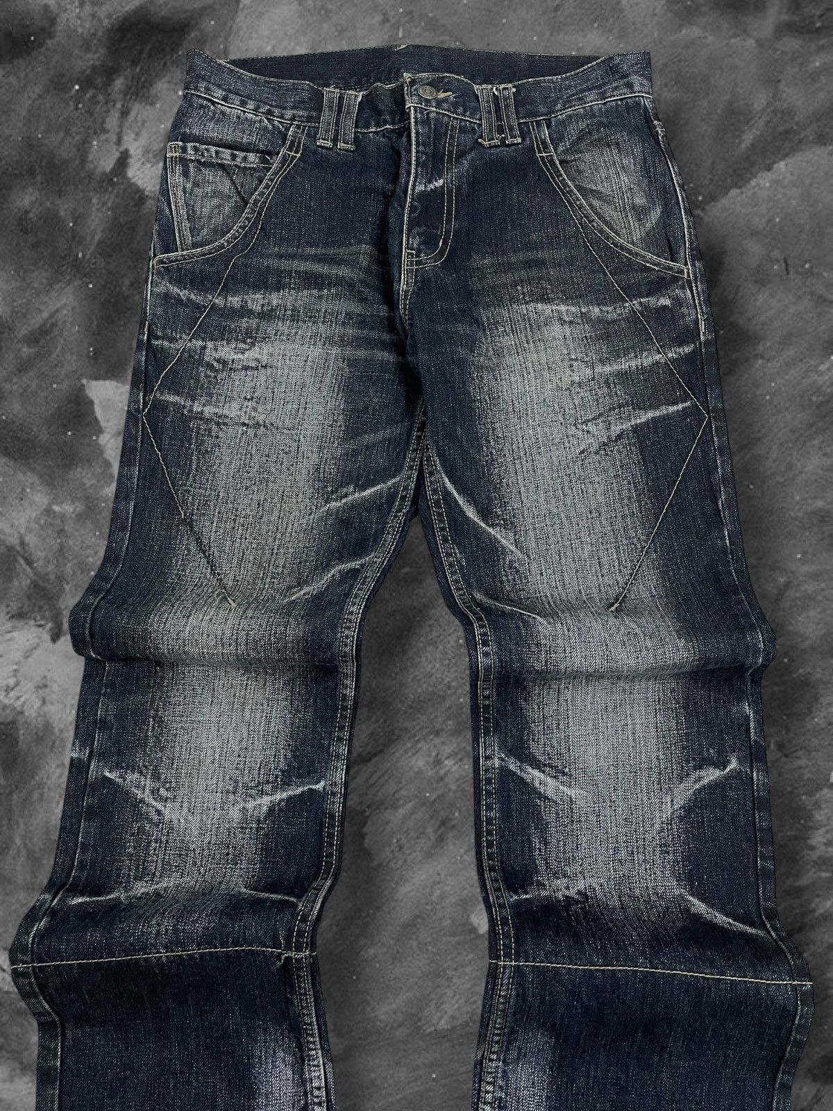 PPFM Vintage 1990s Og Designer PPFM Iconic Distressed Denim Size US 30 / EU 46 - 4 Thumbnail