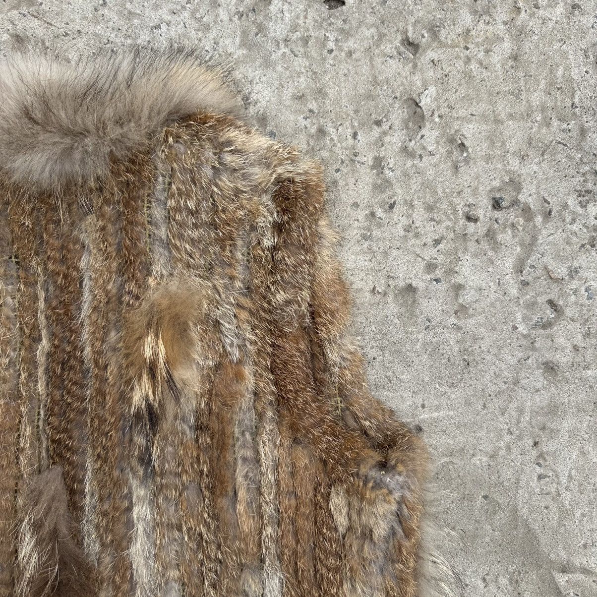 Issey Miyake × Japanese Brand Vintage Japanese Style Real Fur Vest Rabbit Y2K Hype Trend Size M / US 6-8 / IT 42-44 - 9 Thumbnail