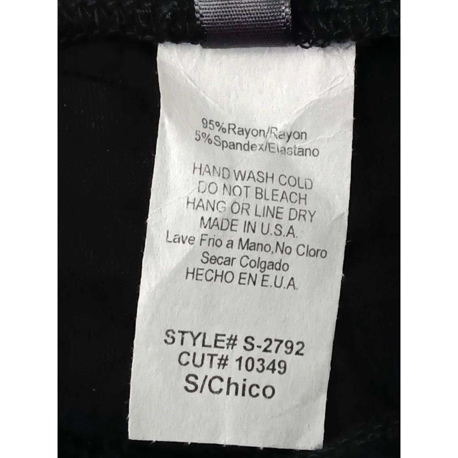 Vintage Codigo Women's Black Skirt Maxi Wrap Around S Black Spandex Rayon Bohemian Long Maxi Skirt Womens Size 28" / US 6 / IT 42 - 4 Thumbnail