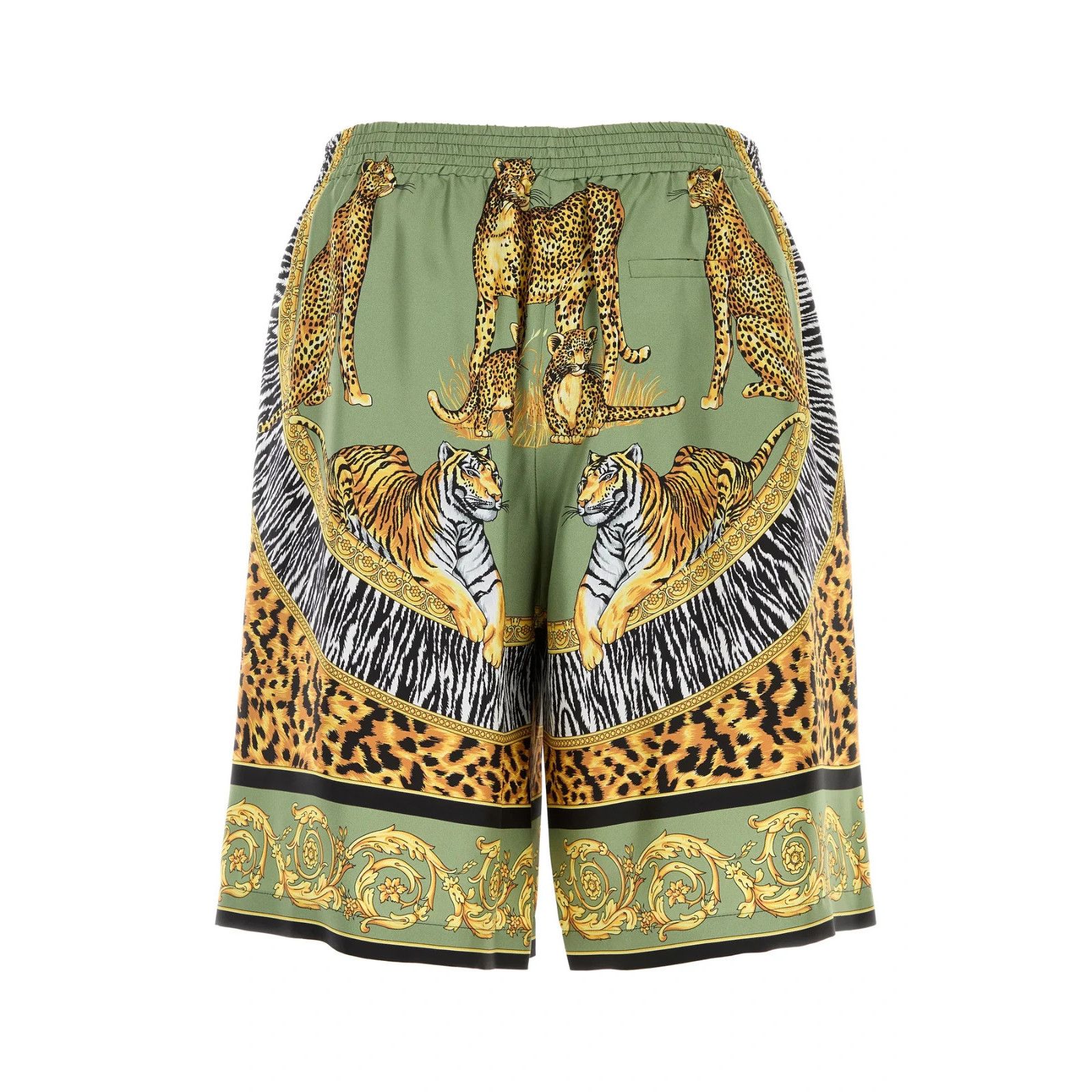 Versace VERSACE Silk Bermuda Shorts New & Authentic (Men's size:US 3 Size US 36 / EU 52 - 2 Thumbnail