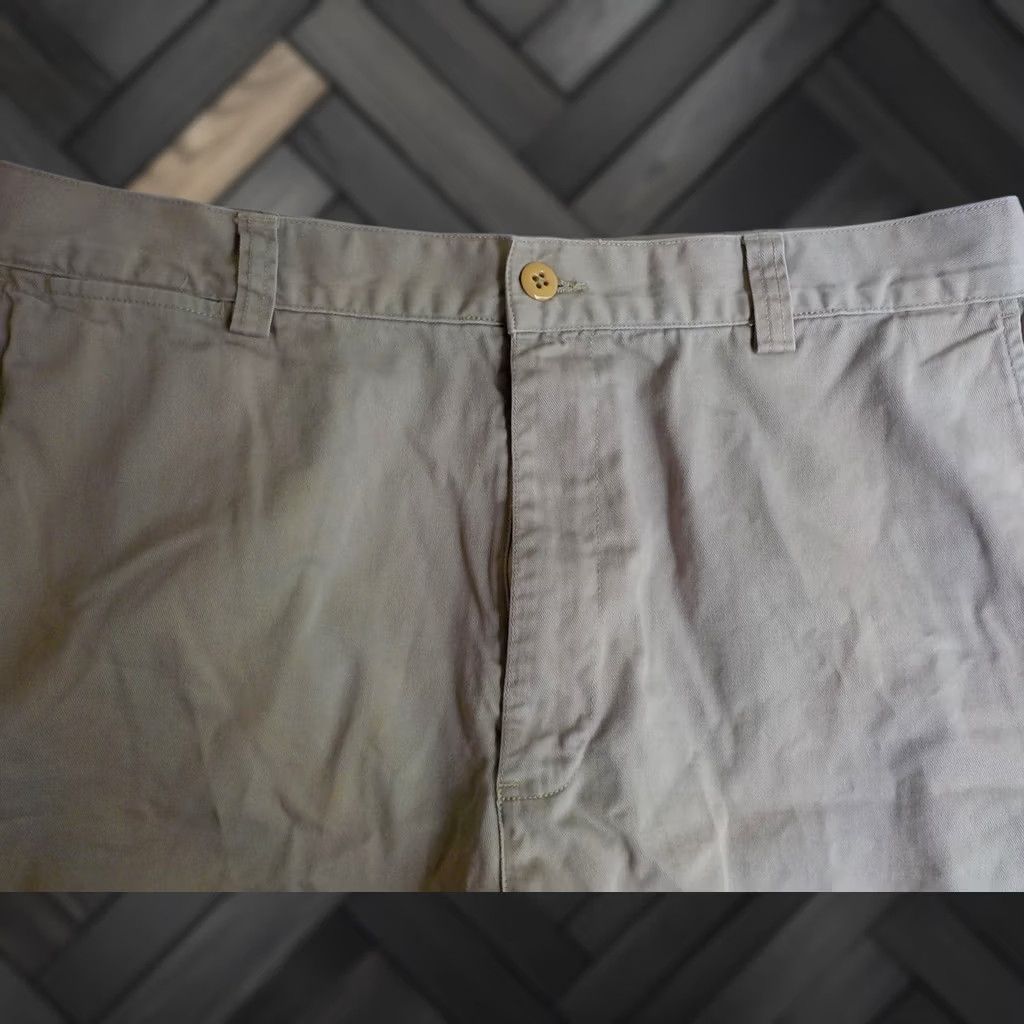 Polo Ralph Lauren VINTAGE Polo Ralph Lauren Philip Chino Shorts Khaki 36 Men Flat Front 100% Cotton Pockets Zipper Size US M / EU 48-50 / 2 - 1 Thumbnail