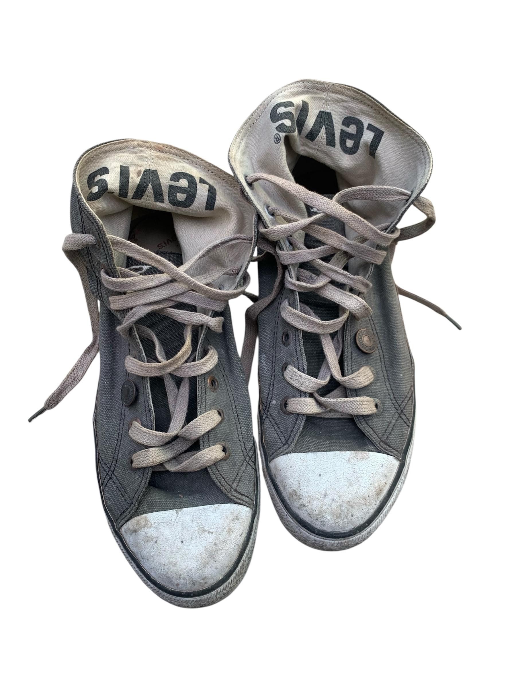 Levi's × Vintage Vintage Levi's Strauss Grey Top Trainers Size US 9 / EU 42 - 1 Thumbnail