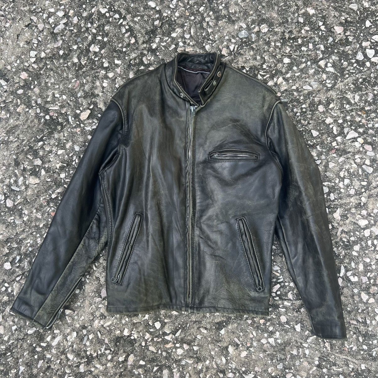 Schott “VINTAGE” SCHOTT BLACK LEATHER JACKET Size US M / EU 48-50 / 2 - 1 Thumbnail