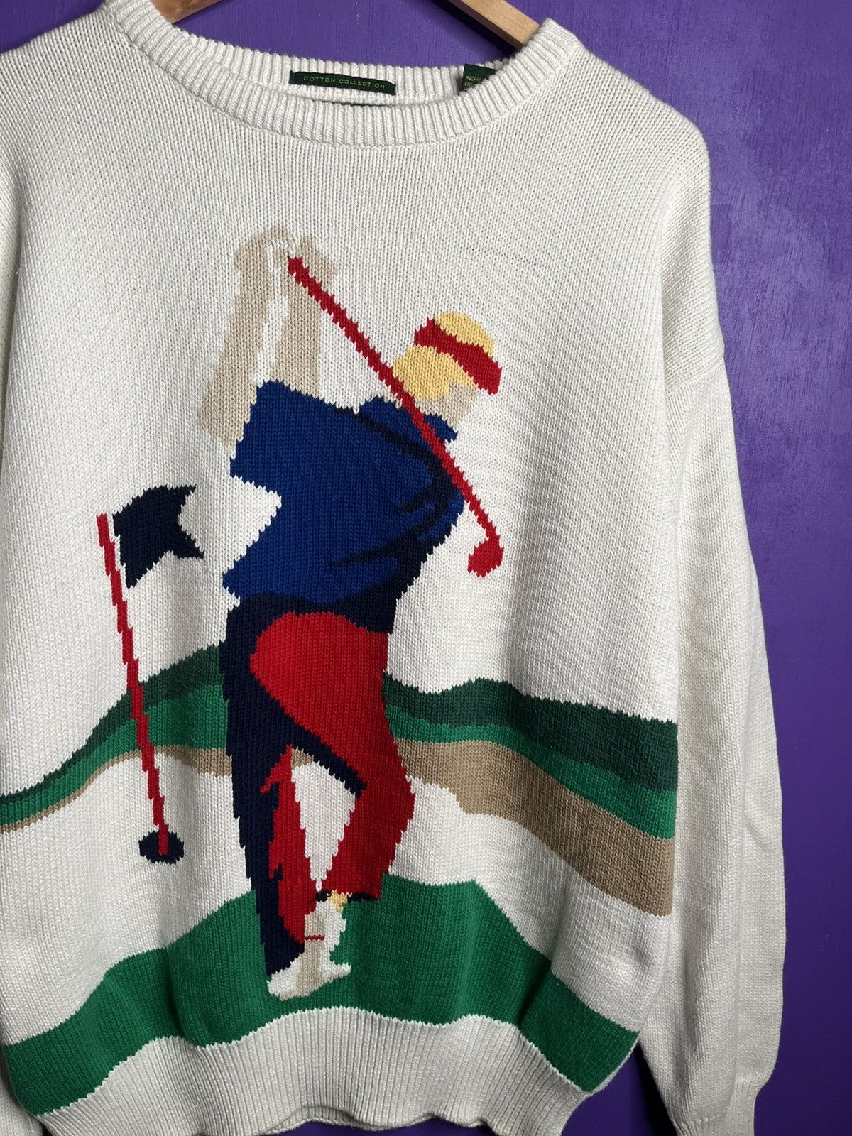 Vintage Vintage 90s Embassy row golf course sweater Size US XL / EU 56 / 4 - 3 Thumbnail