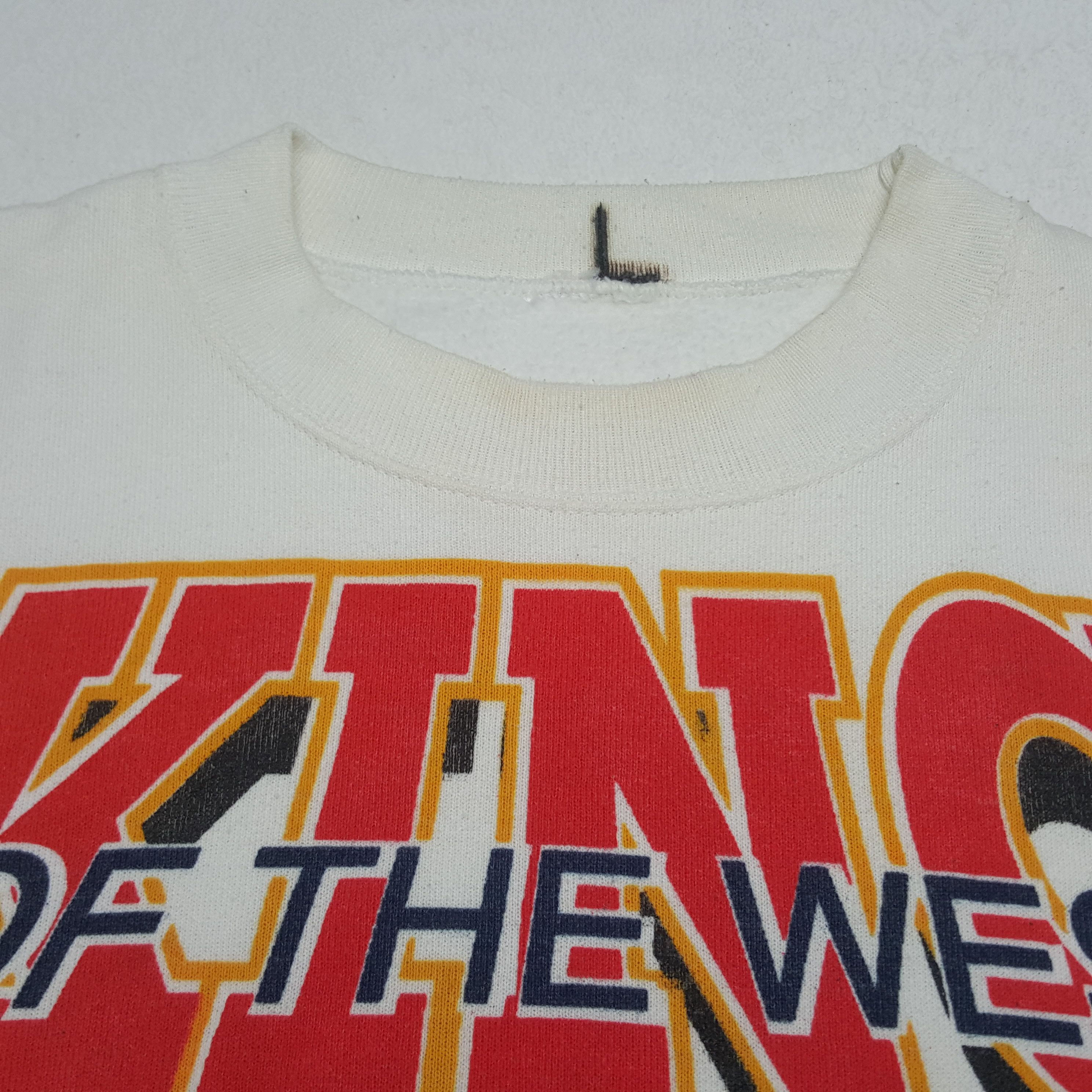 MLB × Vintage Atlanta Braves KING OF THE WEST American Baseball Sweatshirt Size US M / EU 48-50 / 2 - 10 Thumbnail