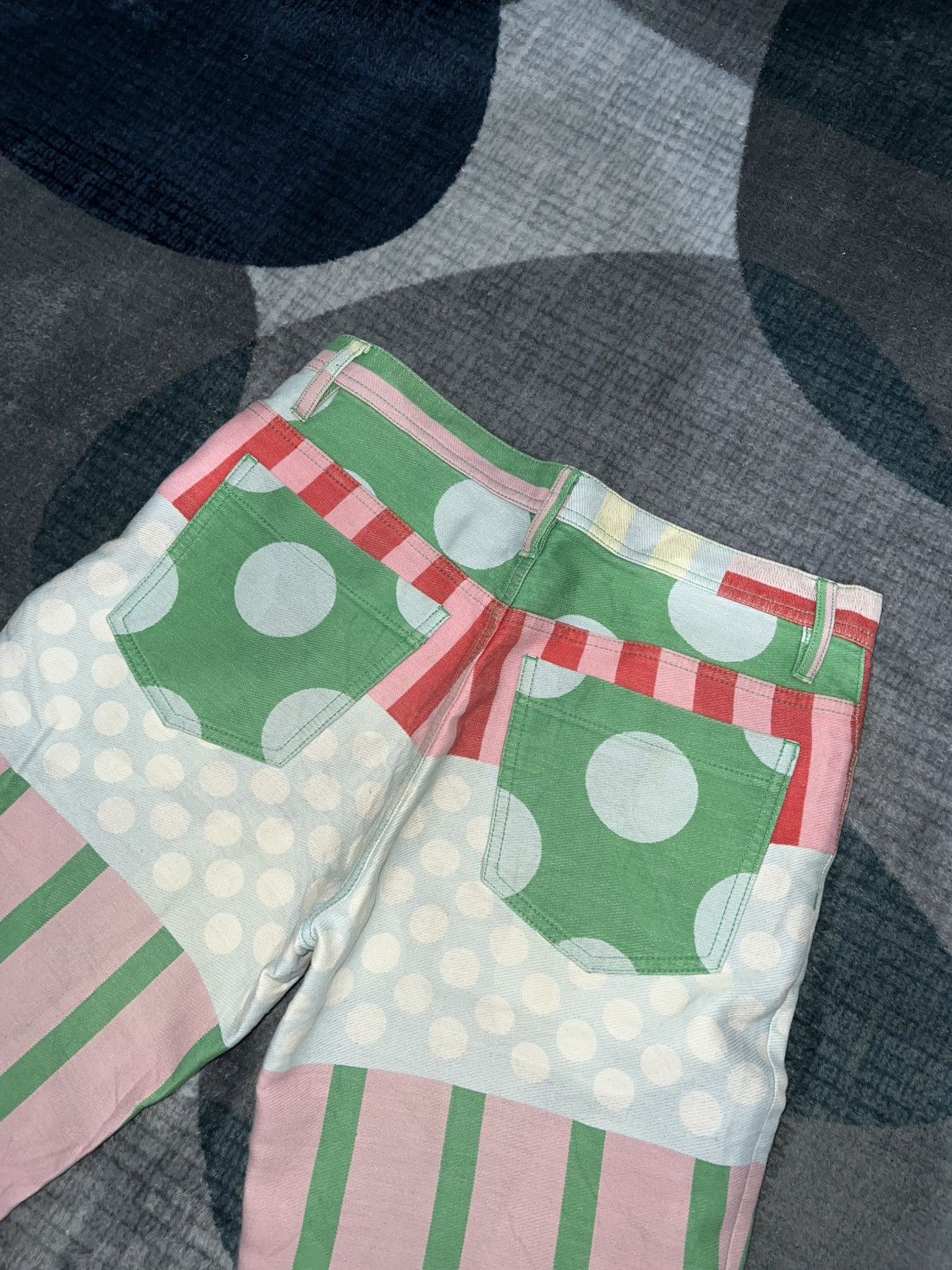 Issey Miyake Rare! 2000s Pleats Please - Mixed Print Pop Art Short Size US 28 / EU 44 - 4 Thumbnail