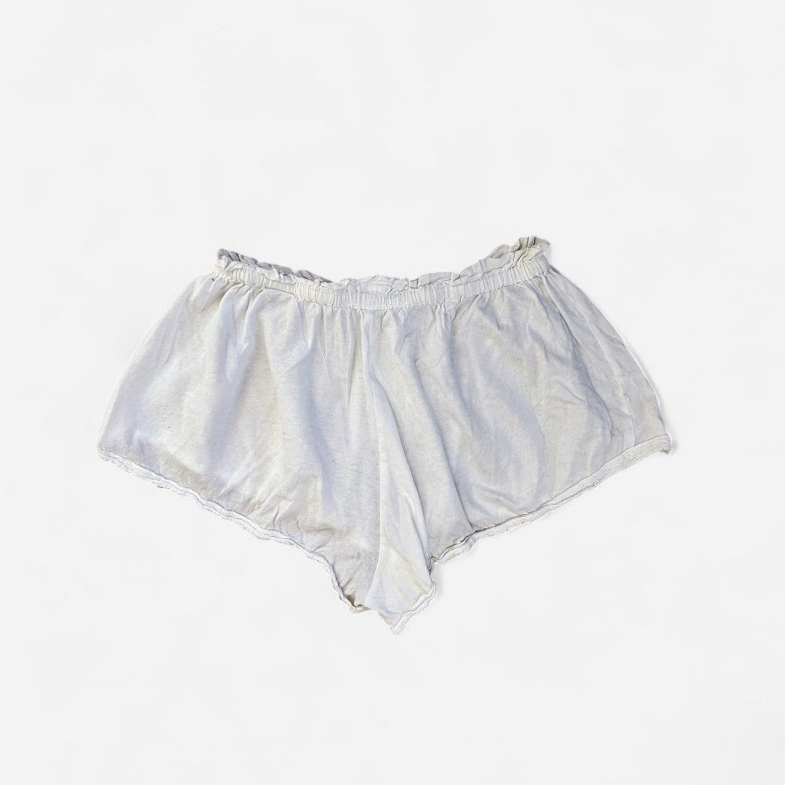 THE GREAT The great white lace trim shorts Size 24" / US 00 / IT 34 - 2 Thumbnail