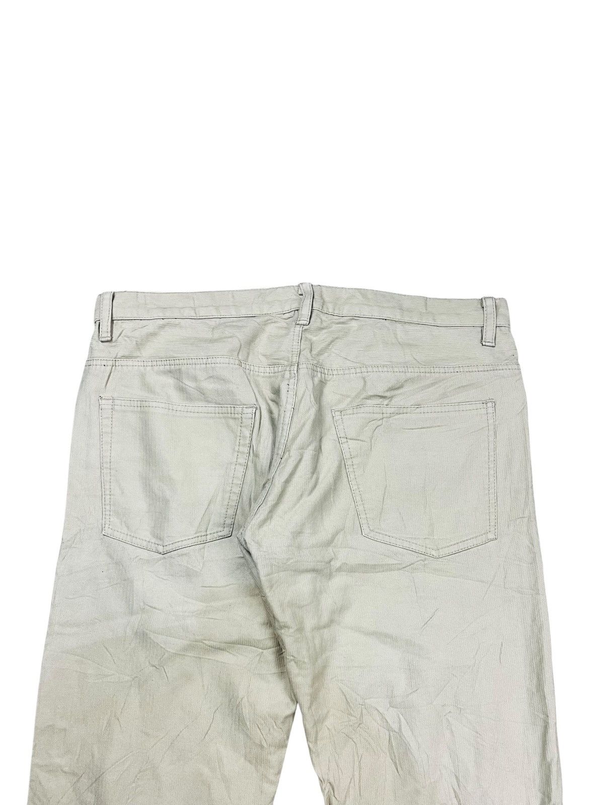 Yohji Yamamoto Y’S For Men - Broken White Corduroy Pants Size US 30 / EU 46 - 7 Thumbnail
