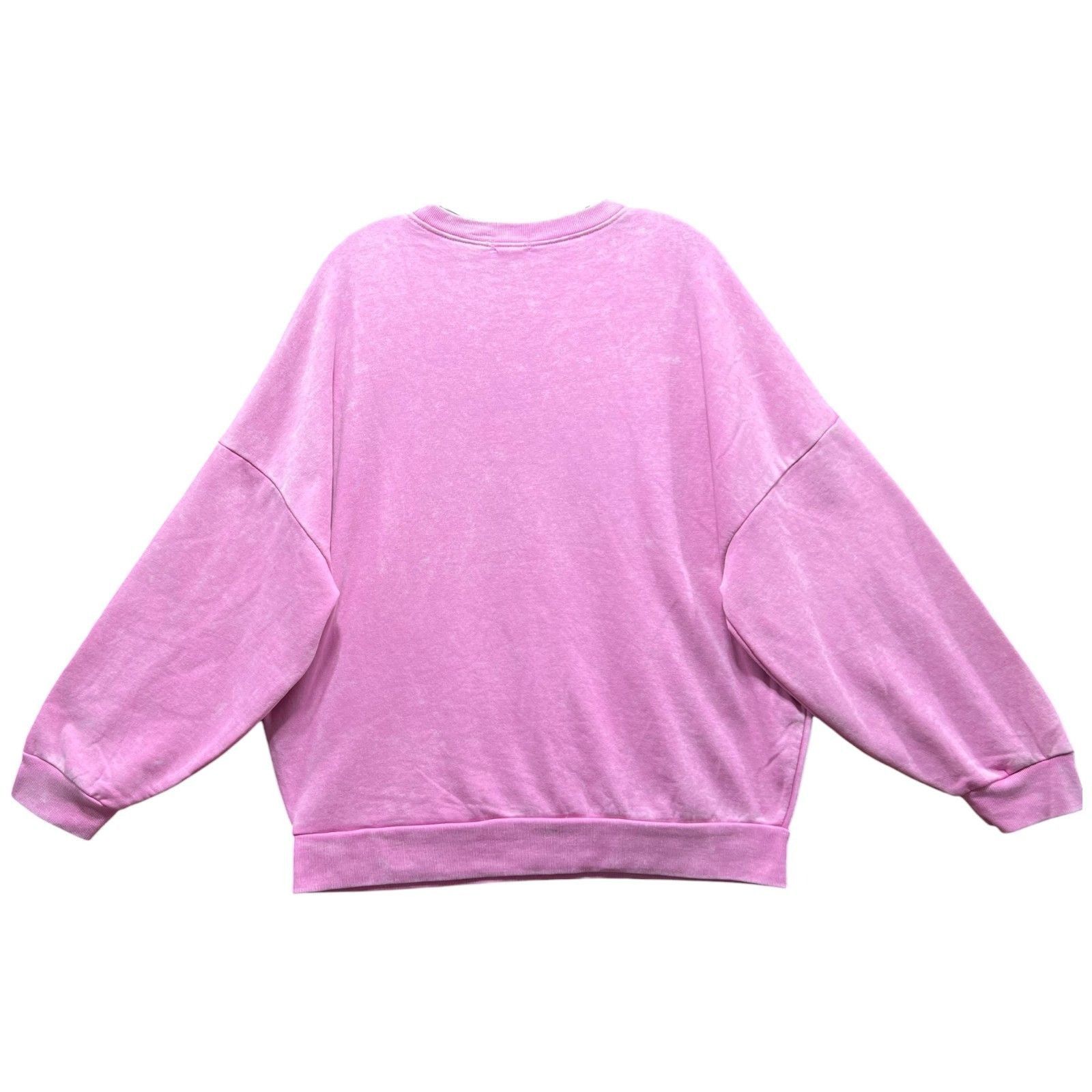 rue21 Rue 21 - Women's Long Sleeve Sweater - Pink - Large Size L / US 10 / IT 46 - 2 Thumbnail