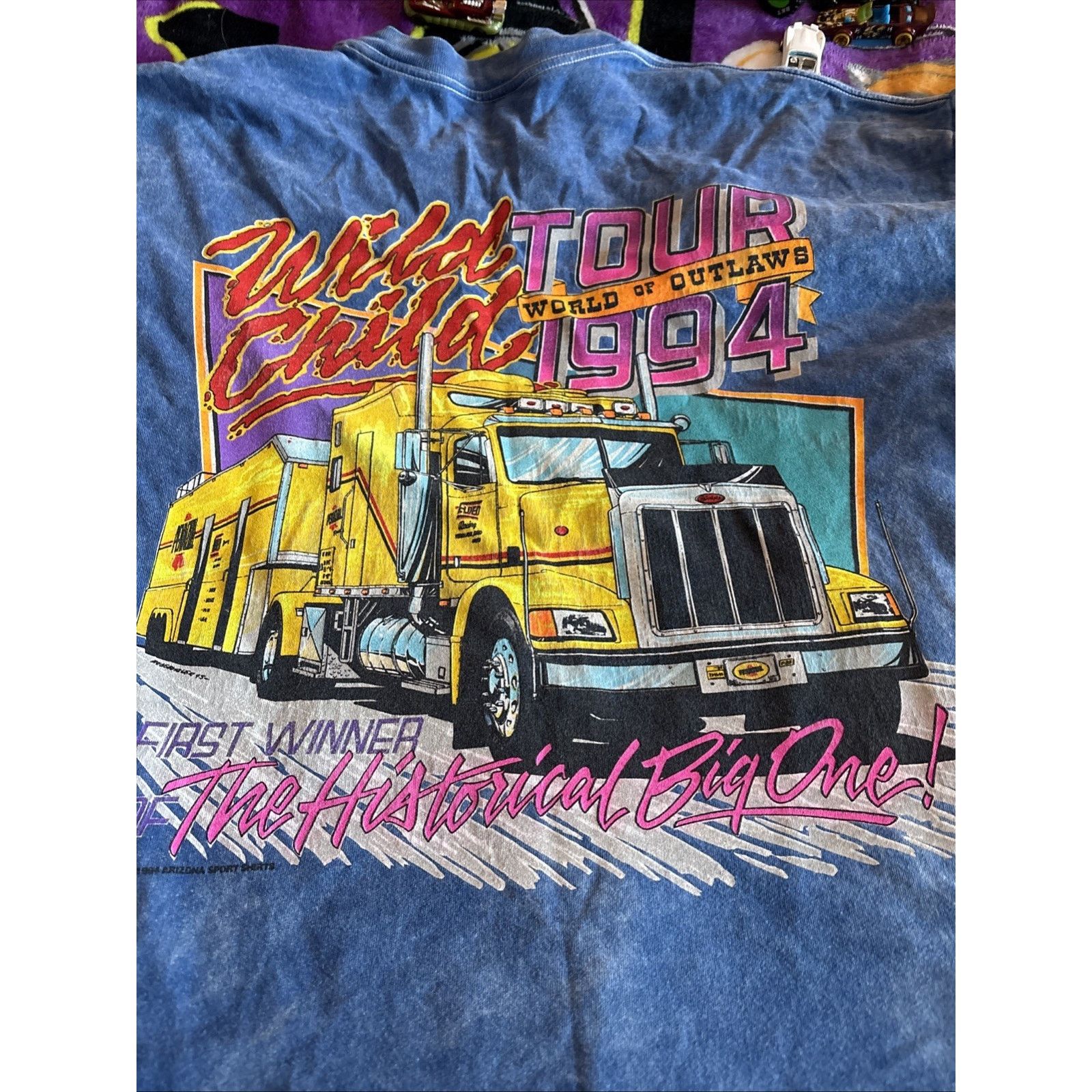 The Unbranded Brand Vtg 1993 Jac Haudenchild Mens 2XL Wild Child WoOutlaws shirt Size US XXL / EU 58 / 5 - 11 Thumbnail
