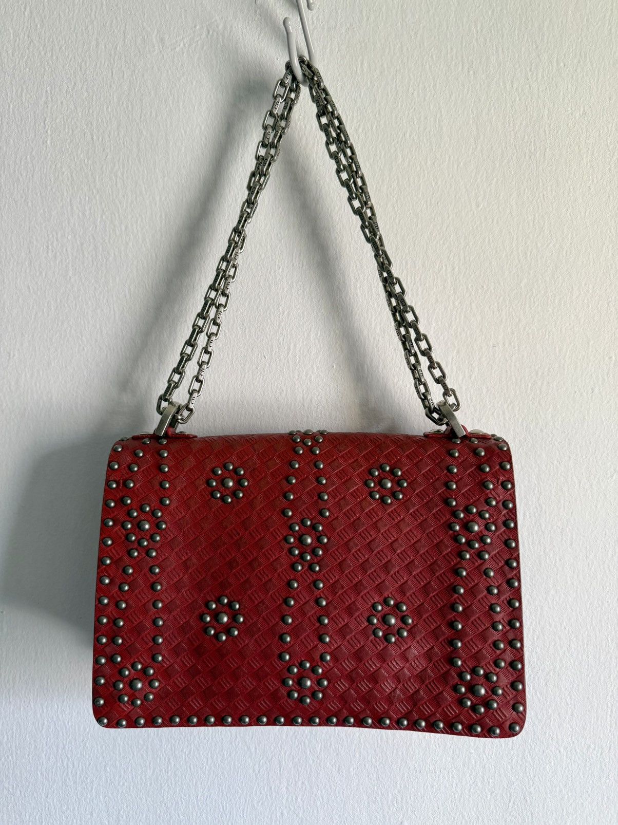 Dior Christian Dior J'Adior Flap Bag studded calfskin leather Size ONE SIZE - 11 Thumbnail