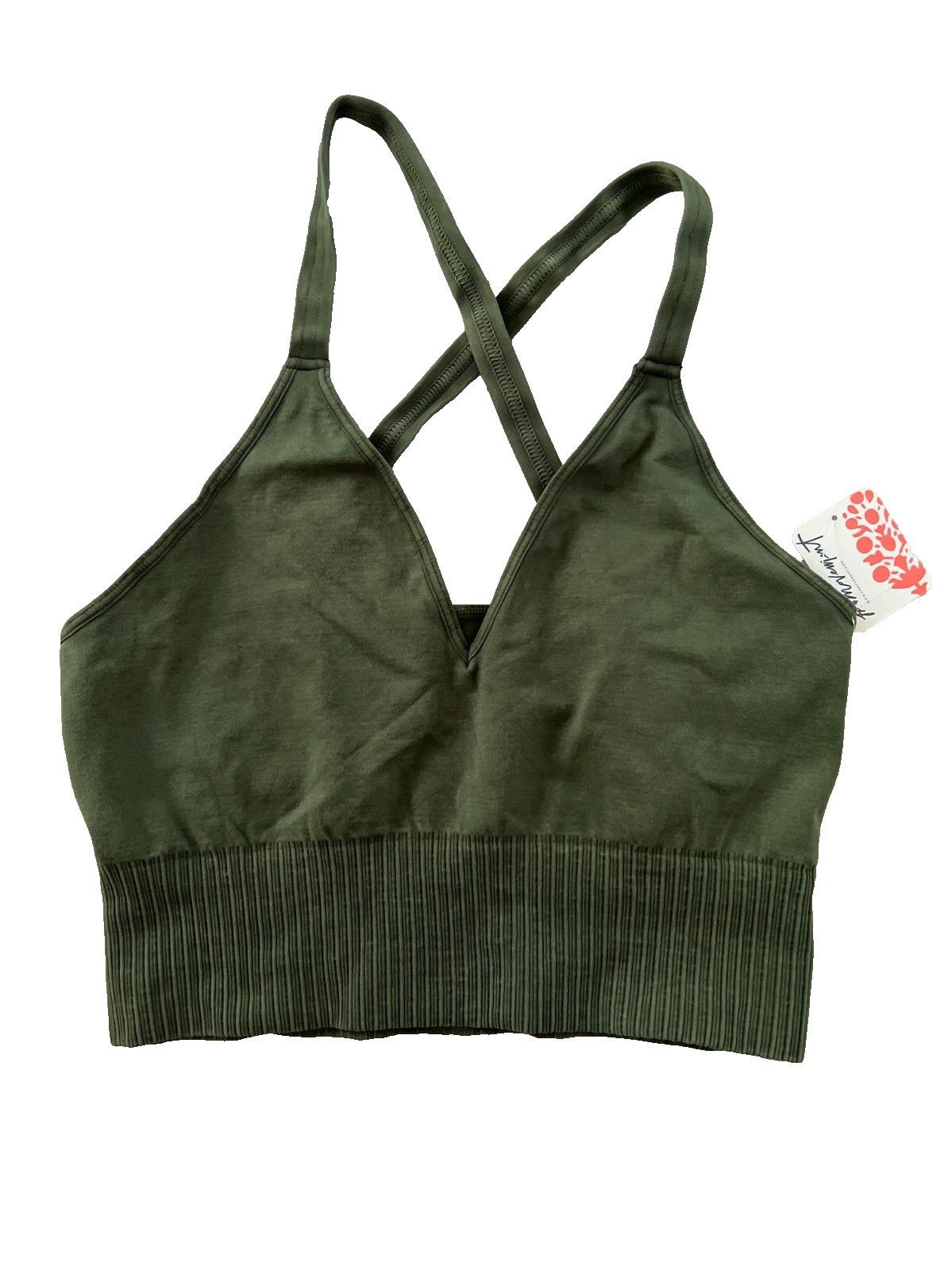 Free People *** Free People Movement Good Karma Tank Secret Moss ( M/L ) Size M / US 6-8 / IT 42-44 - 4 Thumbnail