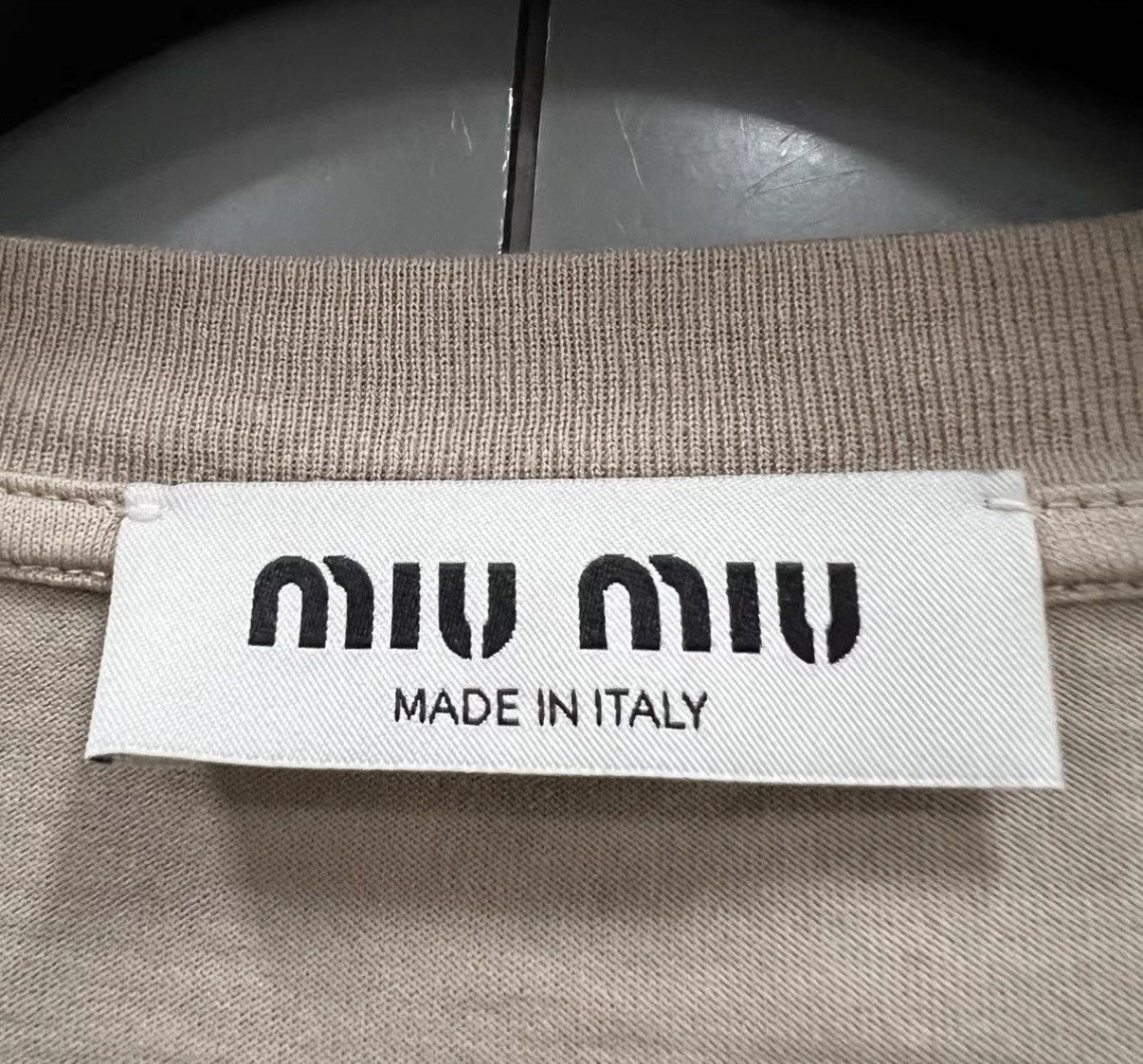 Miu Miu Miu Miu Letter Logo Embroidered Short Sleeve Top J41 Size S / US 4 / IT 40 - 3 Thumbnail