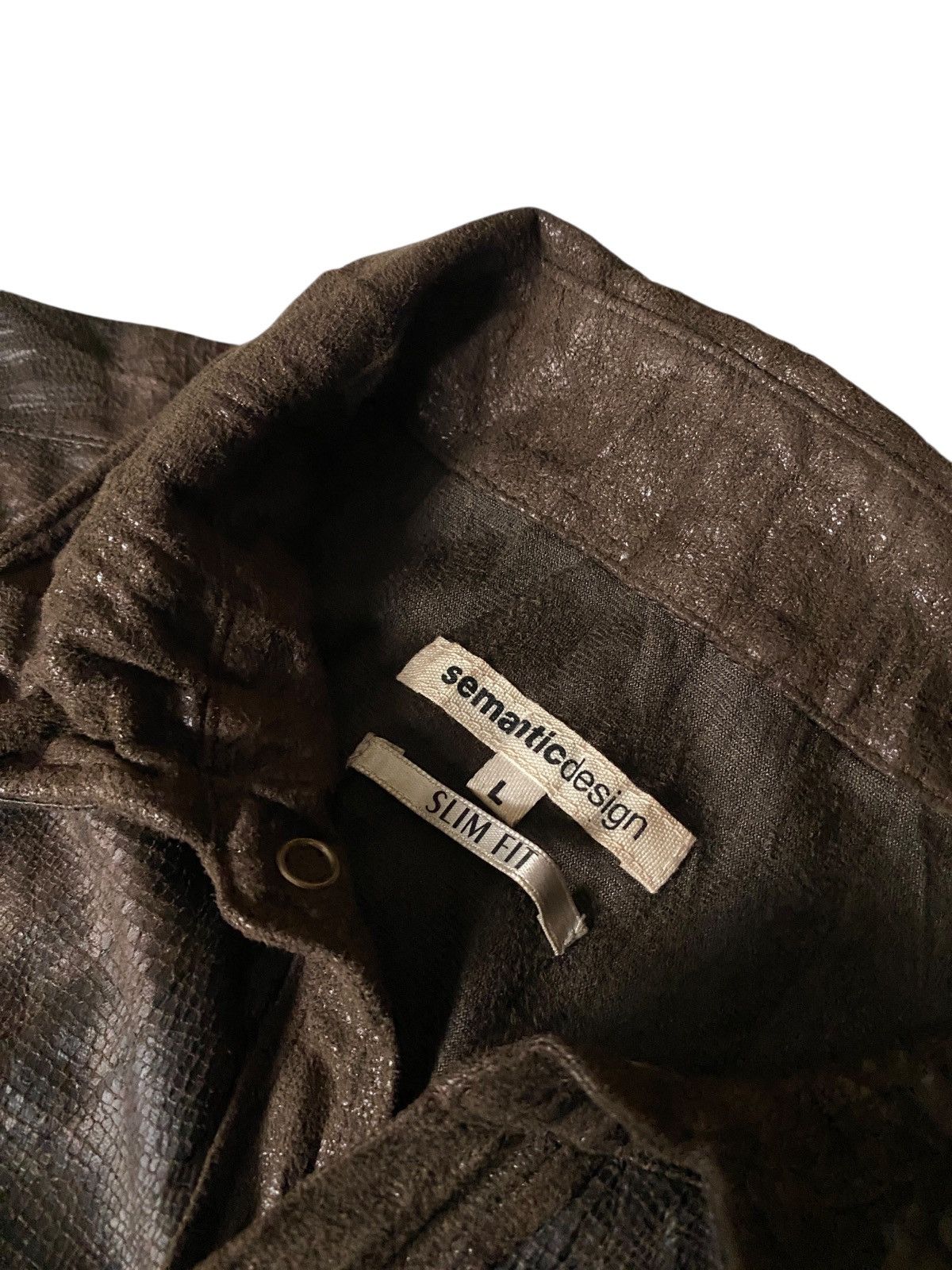 If Six Was Nine 2000's Semantic Design Western Crocodilo Pattern Shirts Size US M / EU 48-50 / 2 - 7 Thumbnail