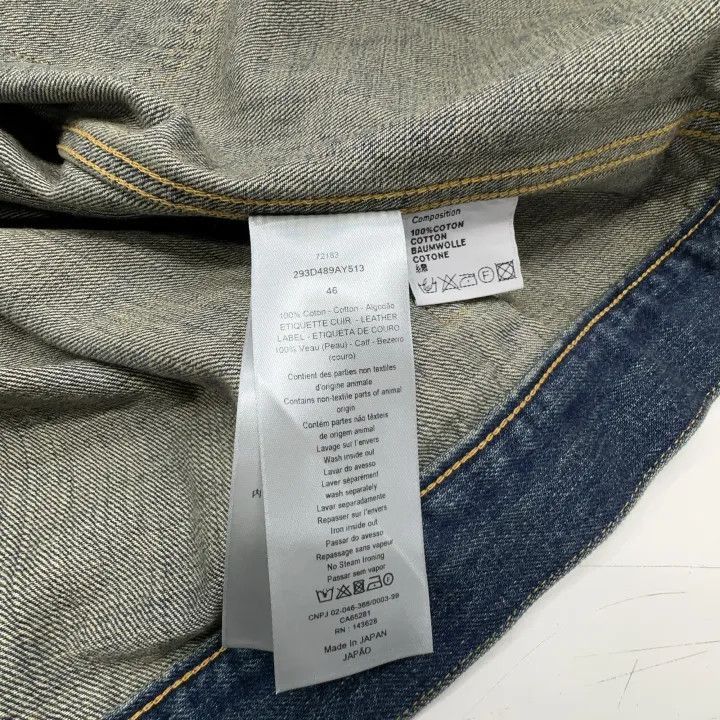 Dior Dior Dior Blue Cotton Denim Jacket 0079-2507 Size US L / EU 52-54 / 3 - 7 Thumbnail
