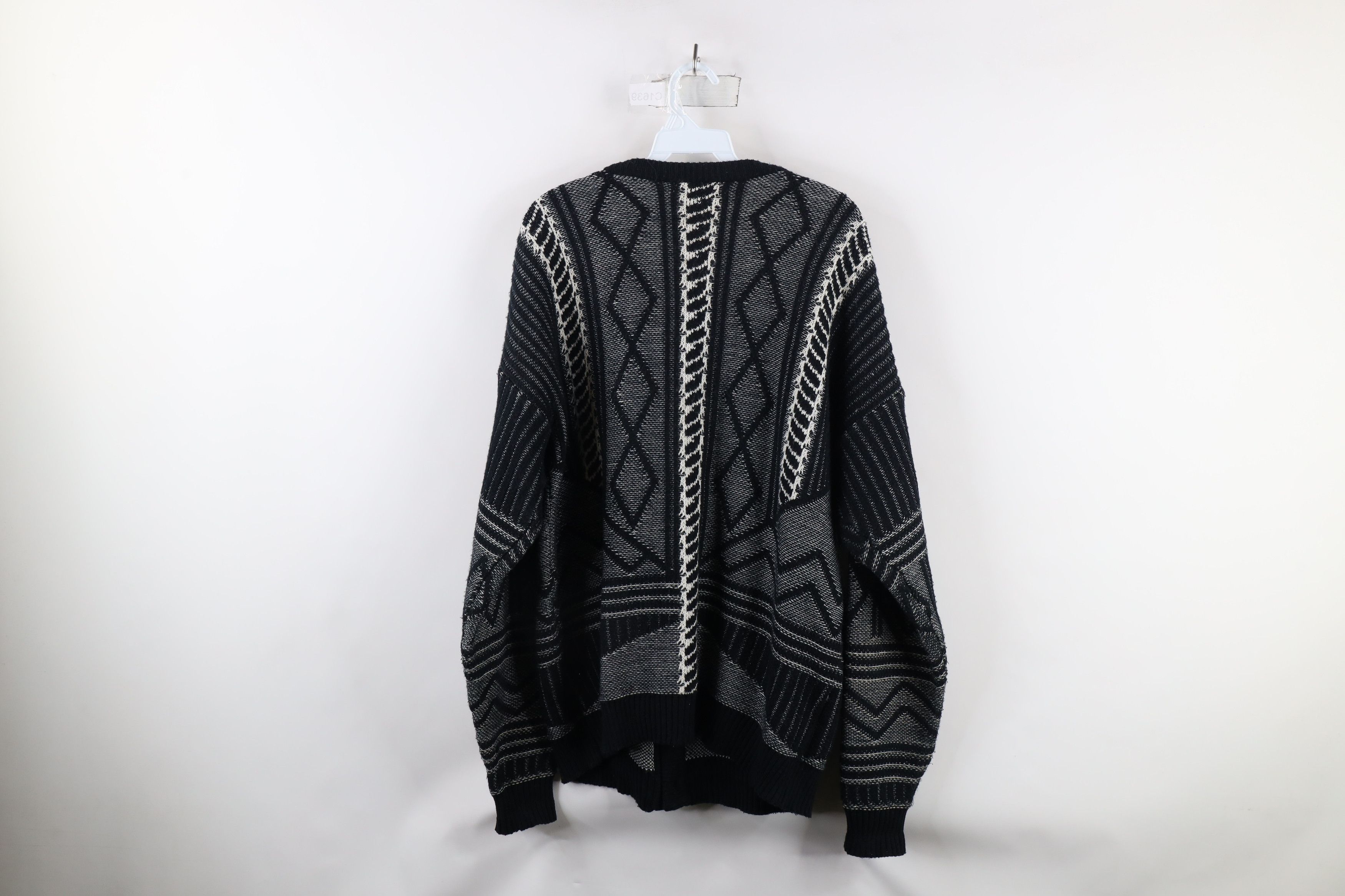Vintage Vintage 90s Coogi Style Knit Cosby Cardigan Sweater Acrylic Size US L / EU 52-54 / 3 - 8 Thumbnail