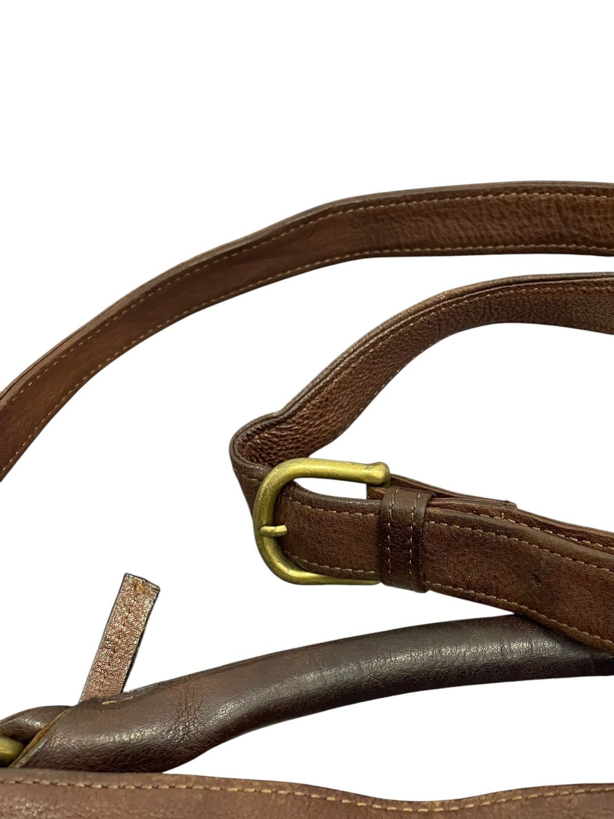 Leather Full Leather Patina Hungry Bum Shoulder Bag 1🟩7 Size ONE SIZE - 12 Thumbnail