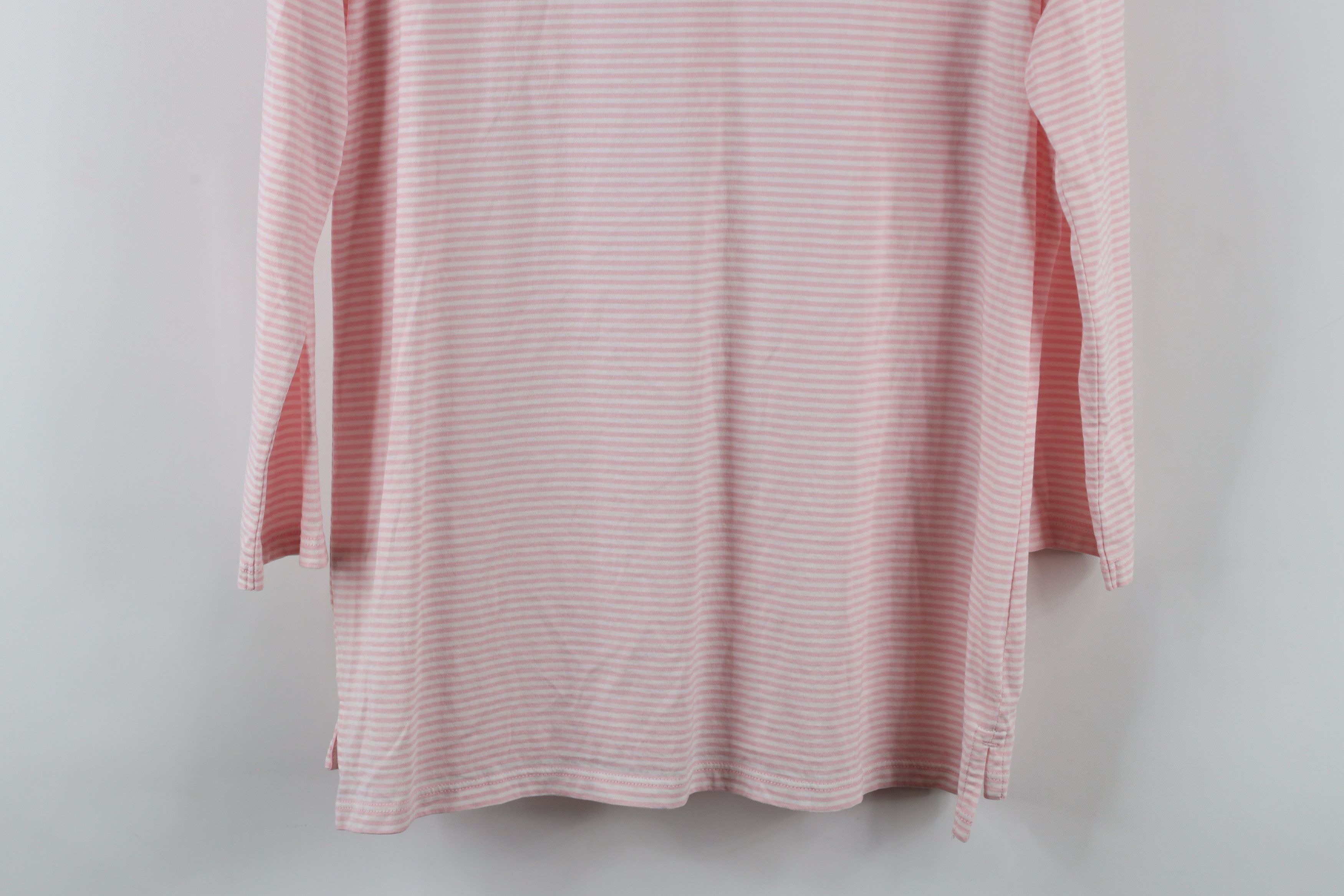 Vintage Renwick Golf Striped Collared Long Sleeve Polo Shirt Pink Size M / US 6-8 / IT 42-44 - 8 Thumbnail