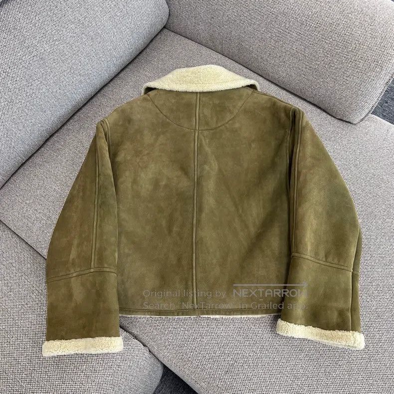 Loewe Loewe Fur and leather combination jacket Size 4XL / US 24-26 - 2 Thumbnail