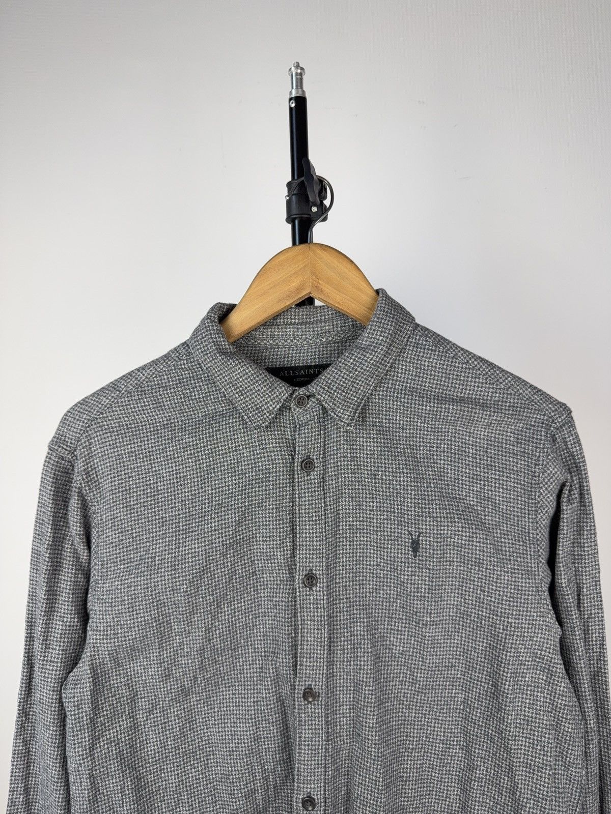Allsaints Luxury Designer AllSaints plaid pattern flannel shirt Size US M / EU 48-50 / 2 - 2 Thumbnail
