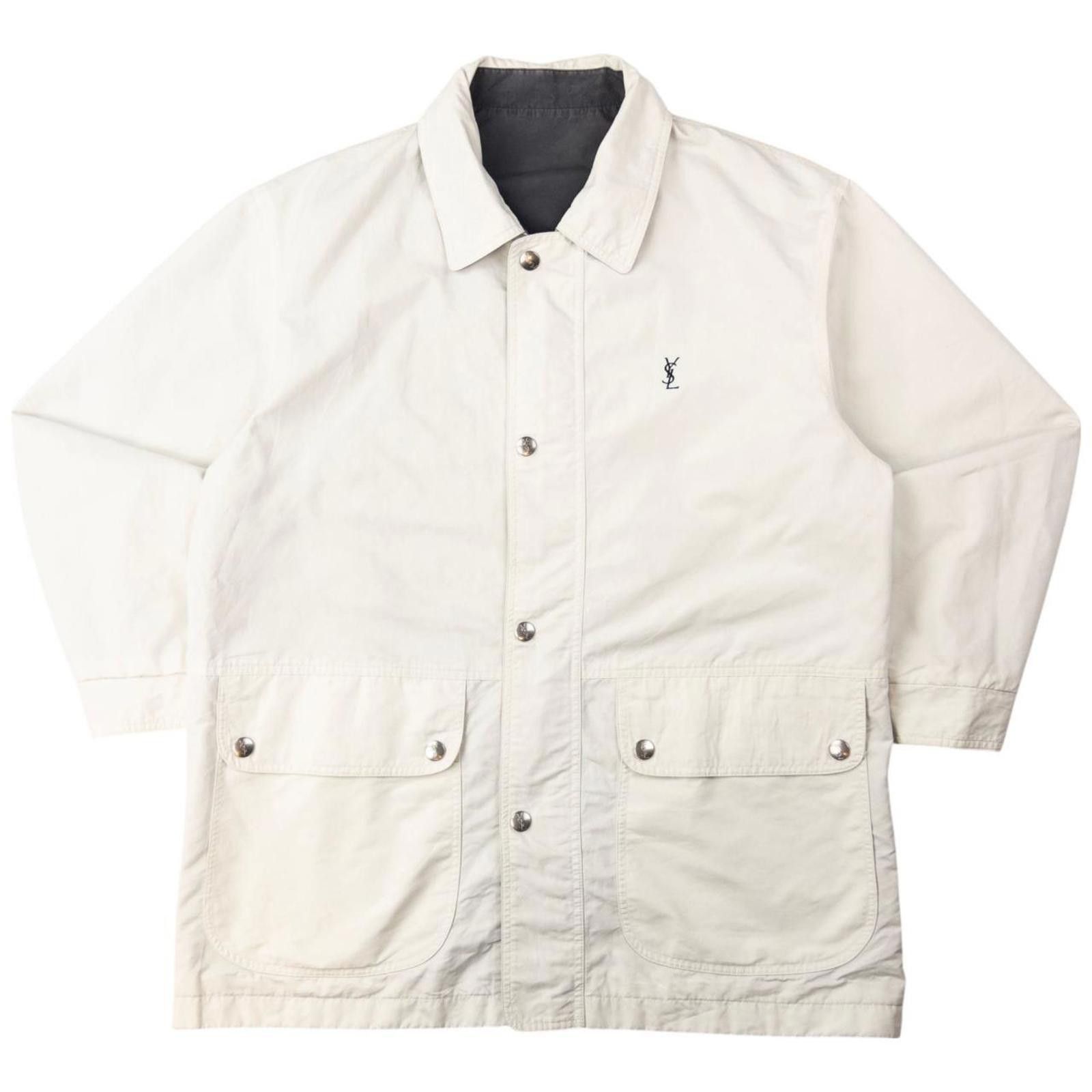 Yves Saint Laurent Vintage YSL Yves Saint Laurent Reversible Jacket Size L Size US L / EU 52-54 / 3 - 1 Thumbnail