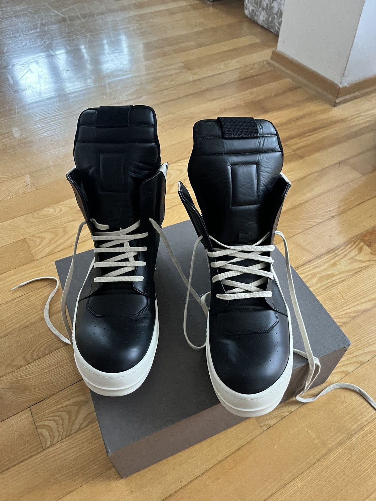 Rick Owens Black Geobaskets