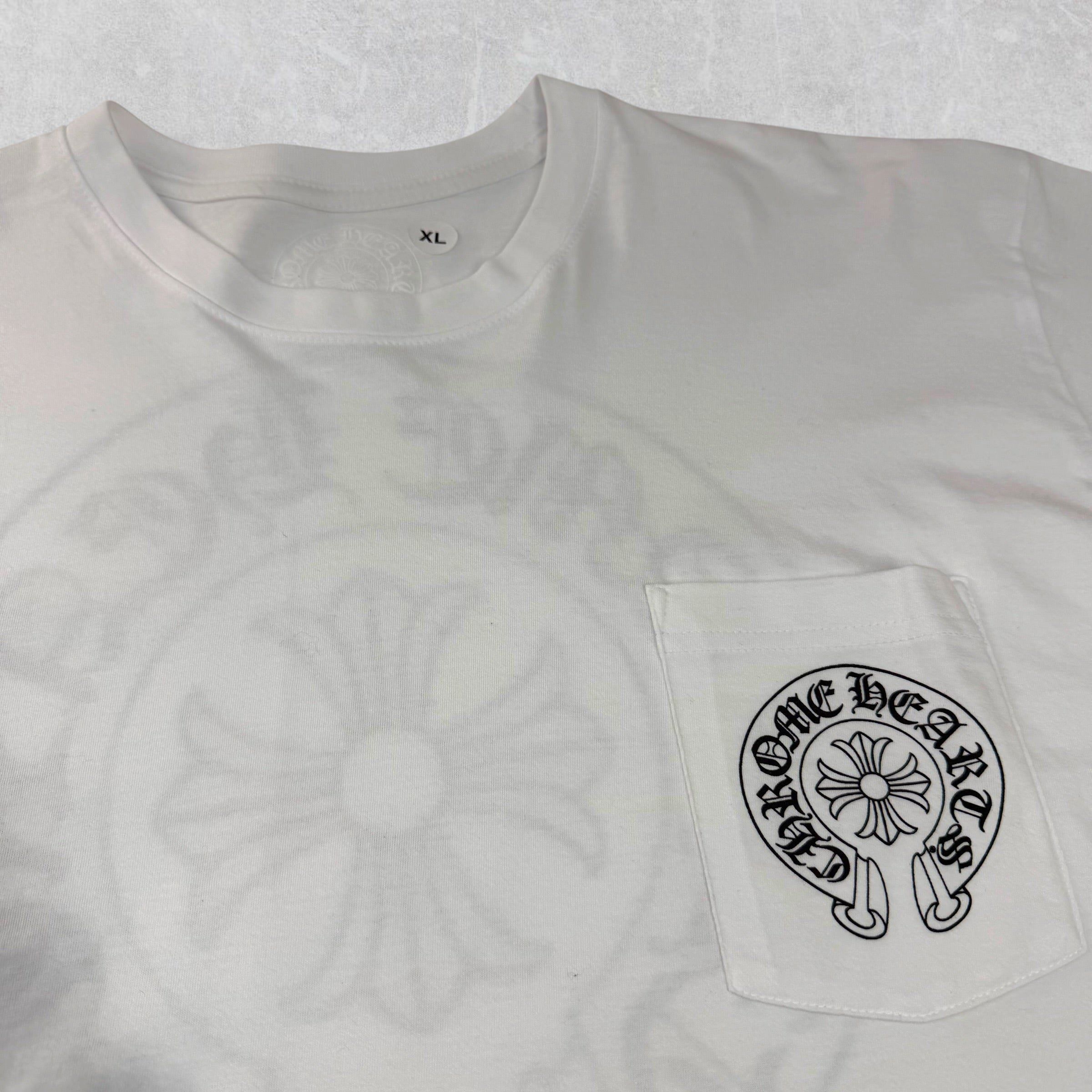 Chrome Hearts Chrome Hearts Horseshoe Logo Tee White XL Size US XL / EU 56 / 4 - 4 Thumbnail