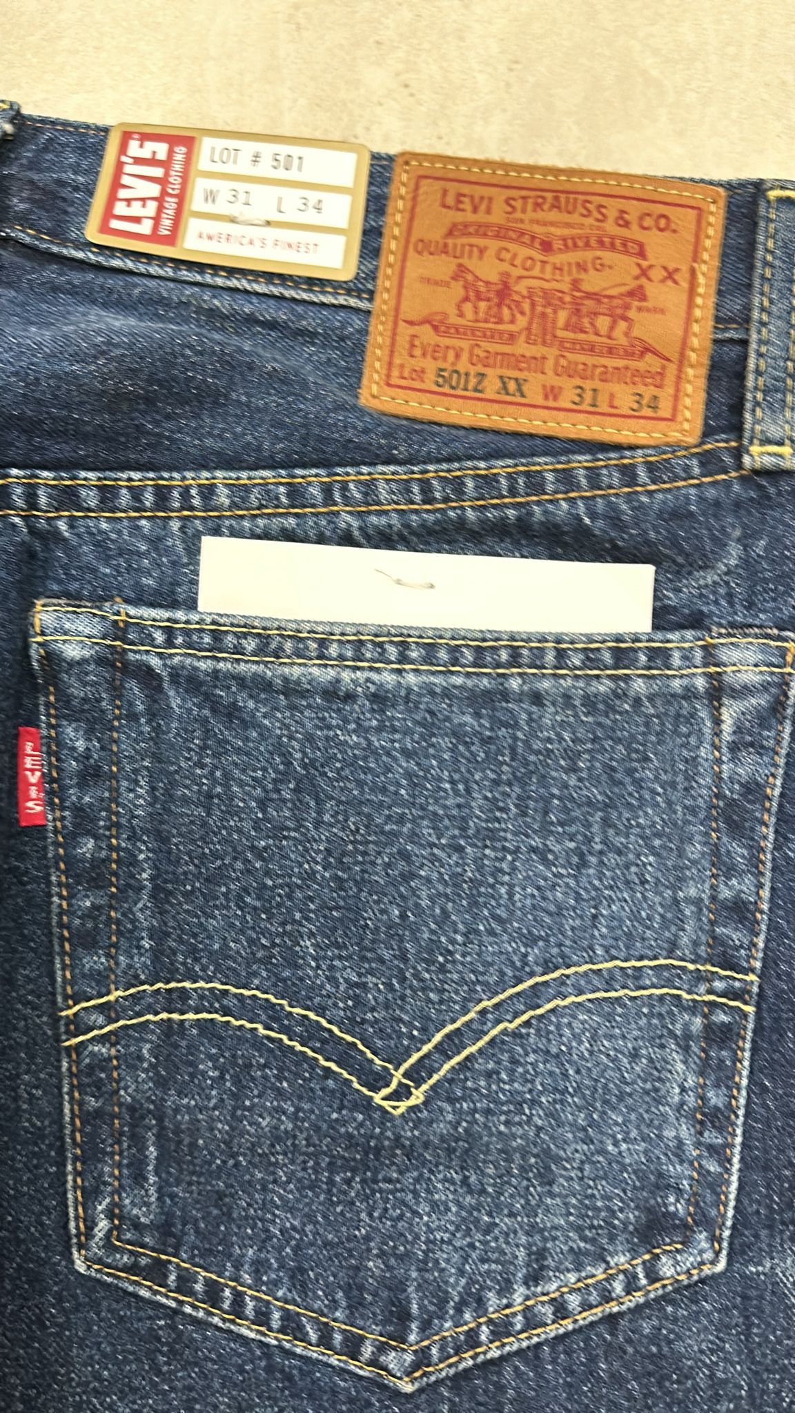 Levi's Vintage Clothing LVC Levi's Vintage Clothing 1954 501Z XX BigE Selvedge Jeans Size US 31 - 3 Thumbnail