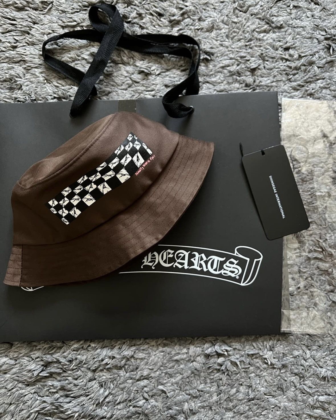 image of Chrome Hearts Matty Boy Bucket Hat in Brown, Men's
