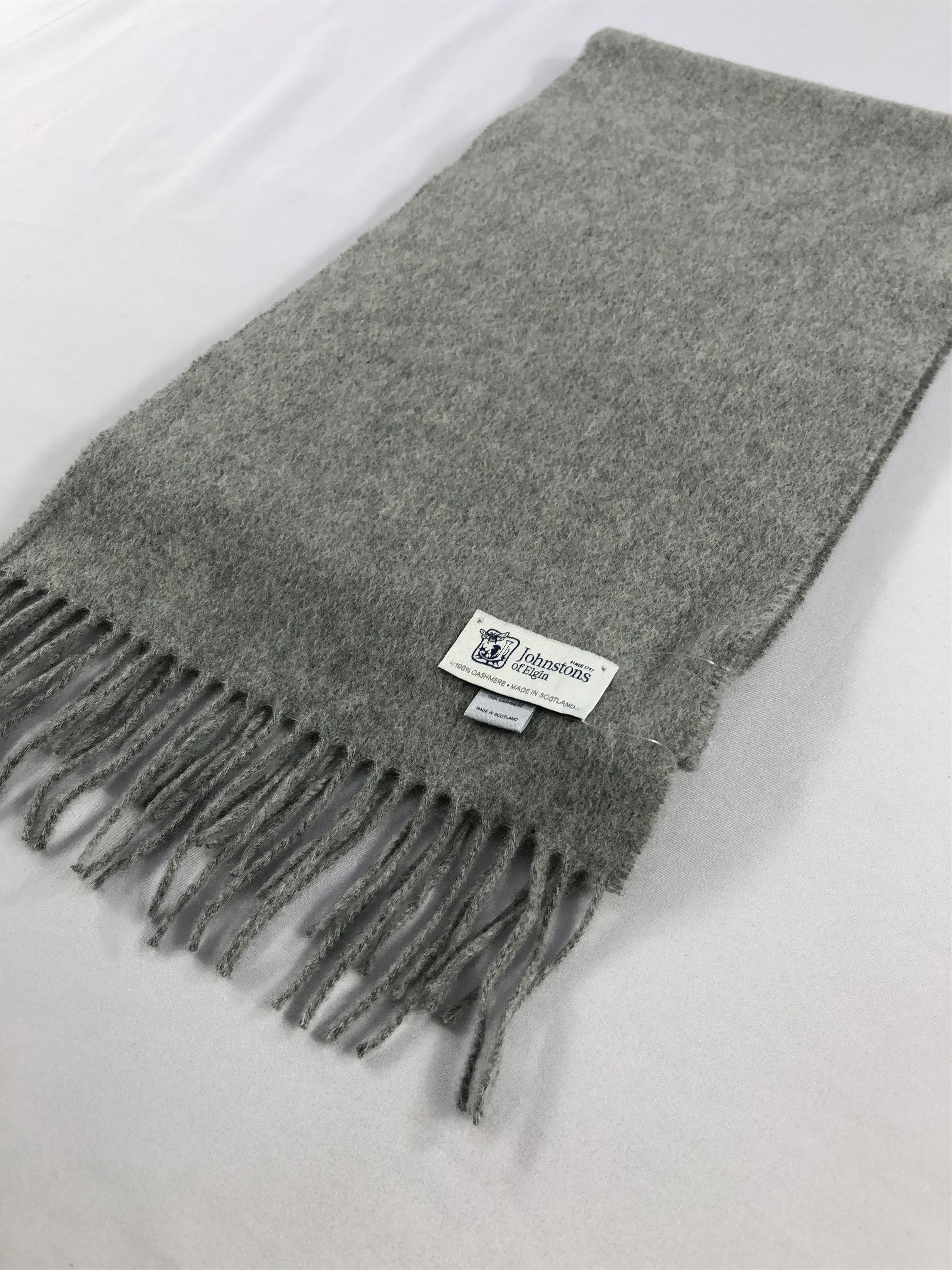 Johnstons Of Elgin Vintage Johnstons of Elgin Scarf/Muffler/Neckwear MF1840 Size ONE SIZE - 3 Thumbnail