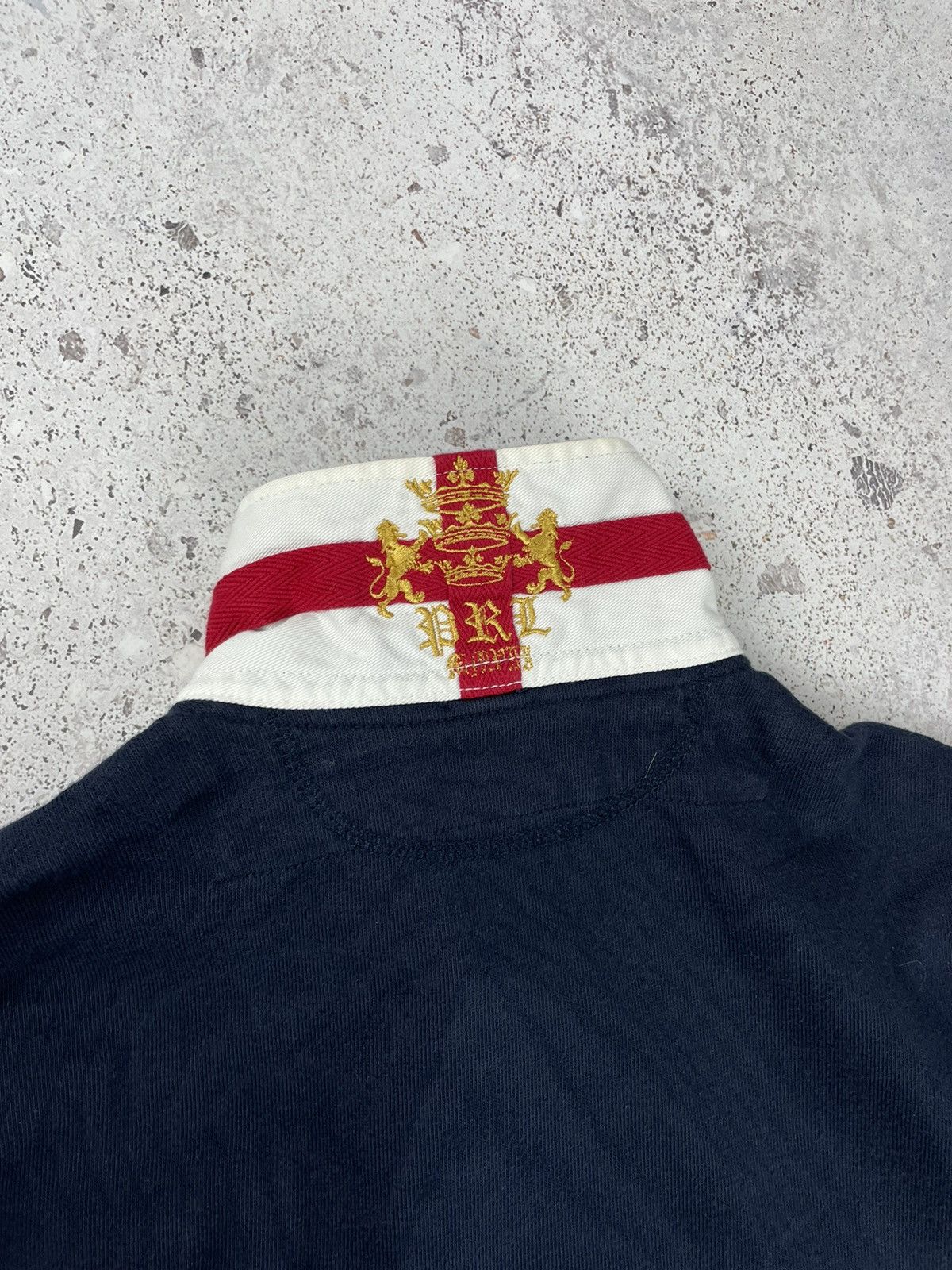 Polo Ralph Lauren × Vintage Polo Ralph Lauren Vintage Rugby Long Sleeve Polo Striped Size US L / EU 52-54 / 3 - 9 Thumbnail