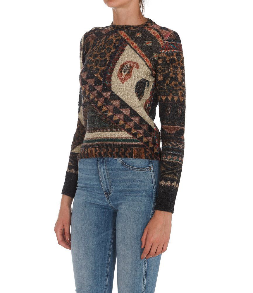 Etro Etro Multicolor Geometric and Animal Print Sweater Knit Size M / US 6-8 / IT 42-44 - 4 Thumbnail