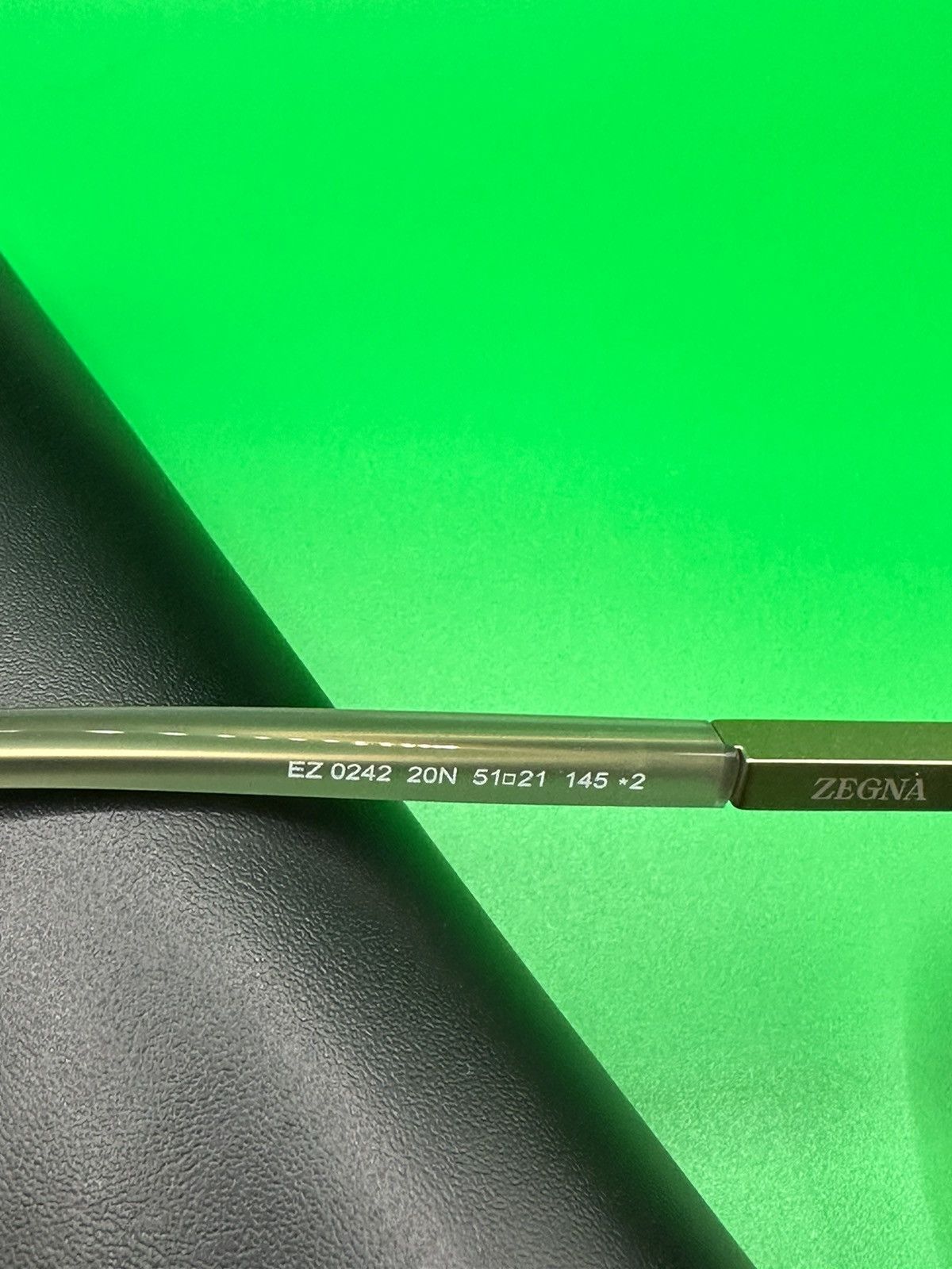 Z Zegna ZEGNA GREEN ORIZZONTE II ACETATE AND METAL SUNGLASSES Size ONE SIZE - 7 Thumbnail
