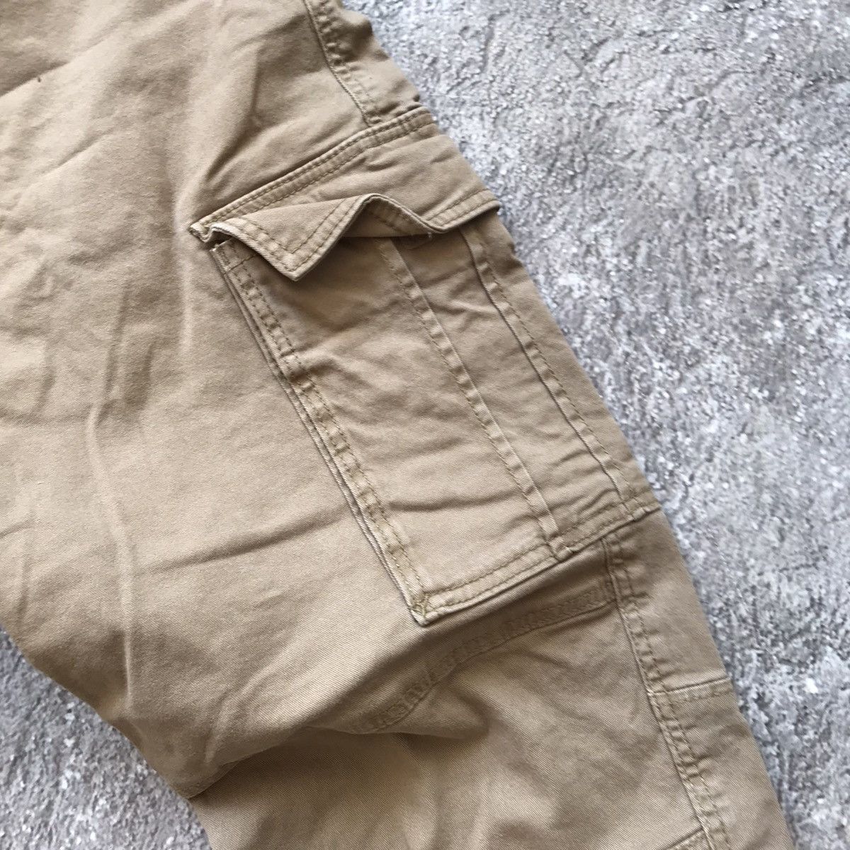 Vintage Vintage 90s Baggy Cargo Pants Distressed Workwear Streetwear Size US 33 - 4 Thumbnail