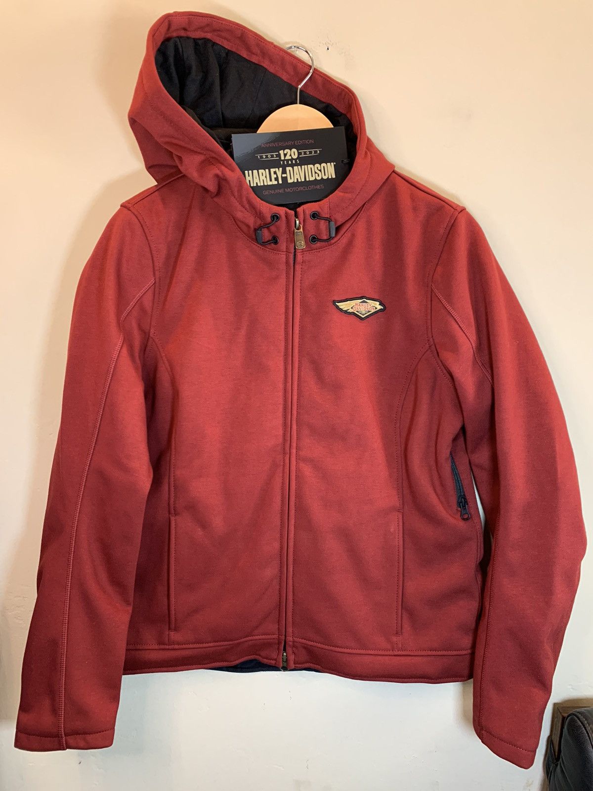 Designer × Harley Davidson *RARE* Harley Davidson 120 Anniversary 3M Motorcycle Jacket Size M / US 6-8 / IT 42-44 - 1 Thumbnail
