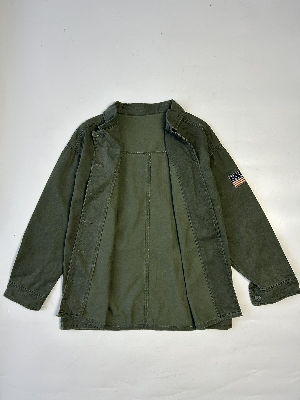 Japanese Brand GORGE MILITARY STYLE BUTTON UP COTTON WORK JACKET Size US S / EU 44-46 / 1 - 3 Thumbnail