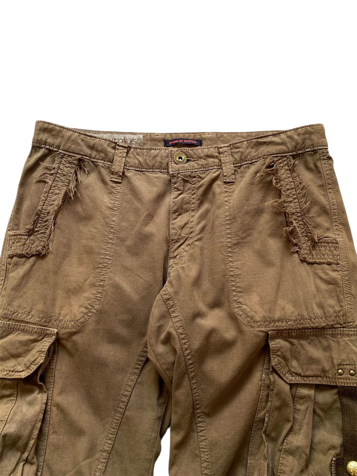 If Six Was Nine × Japanese Brand × Le Grande Bleu (L.G.B.) Surplus japan cargo flare pants Size US 32 / EU 48 - 7 Thumbnail