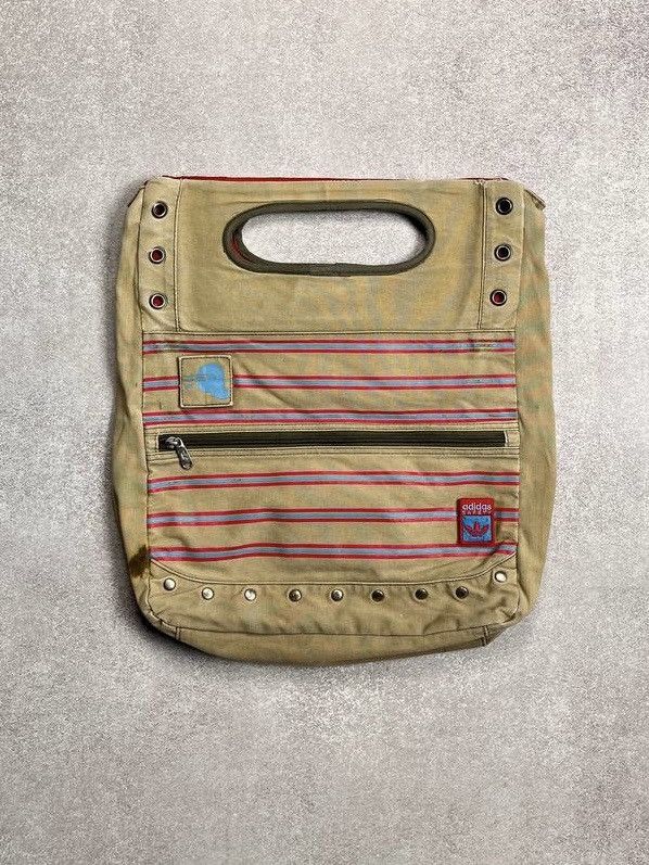 Adidas × Vintage Vintage Adidas Adventure Tote Bag Y2K Os Size ONE SIZE - 1 Thumbnail