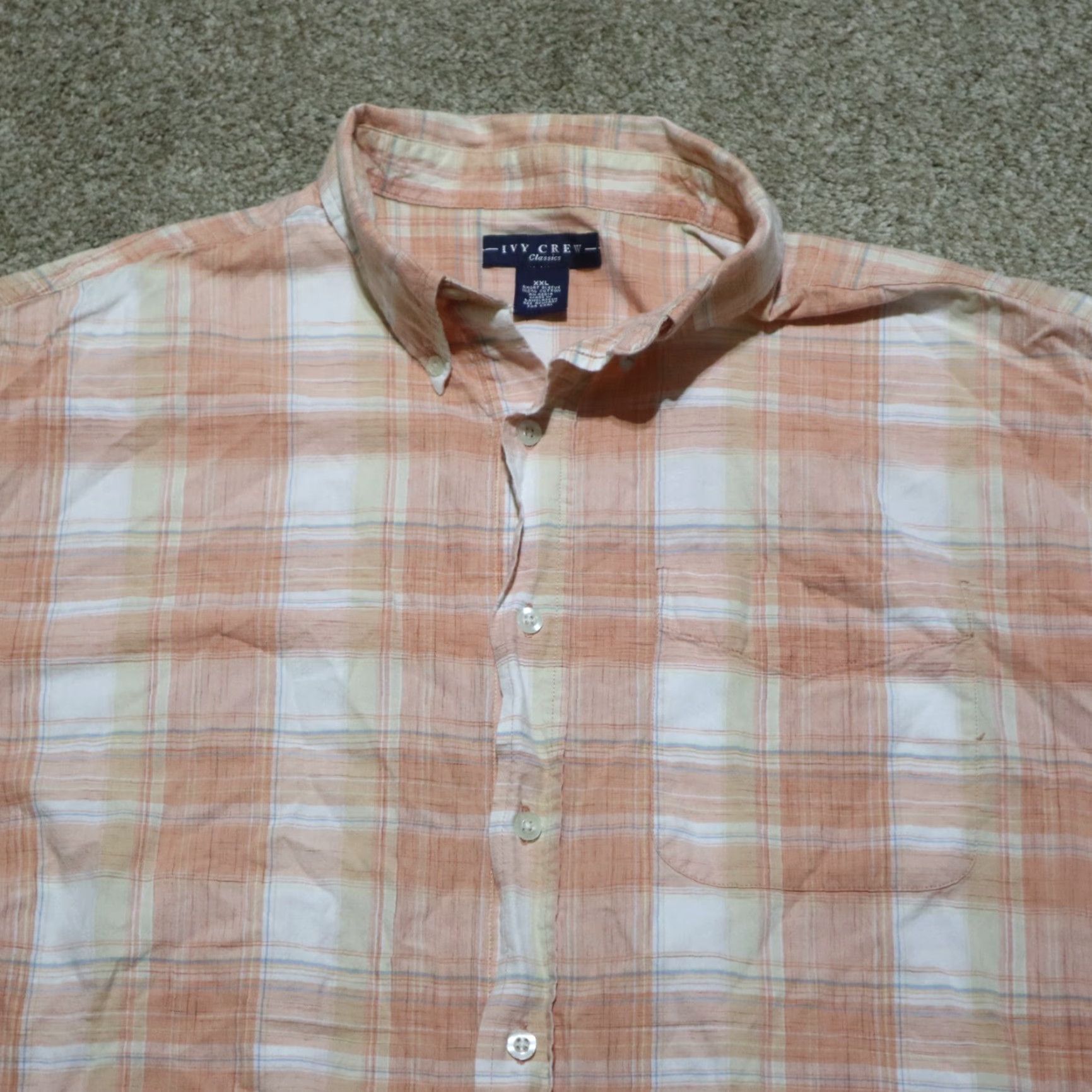 Vintage **Ivy Crew Red Plaid Men's 2XL Shirt Button-Up** User: **Ivy Crew Red Plaid Men's Button-Up Shirt Size 2XL** Size US XXL / EU 58 / 5 - 2 Thumbnail