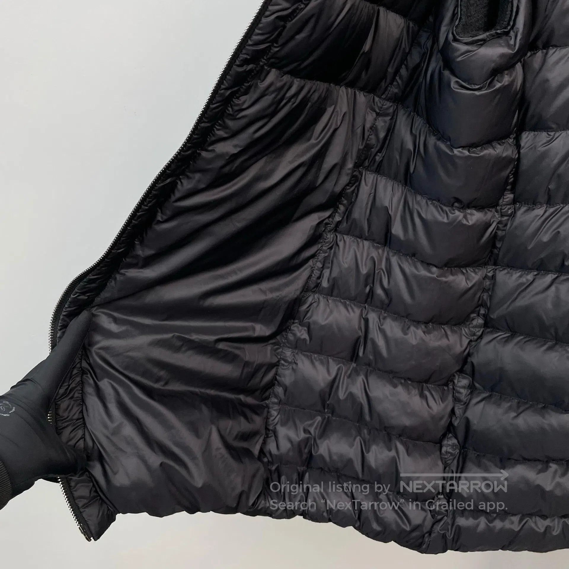 Moncler Moncler Black Stand Collar Zip-Up Long Sleeve Jacket| Size US L / EU 52-54 / 3 - 3 Thumbnail