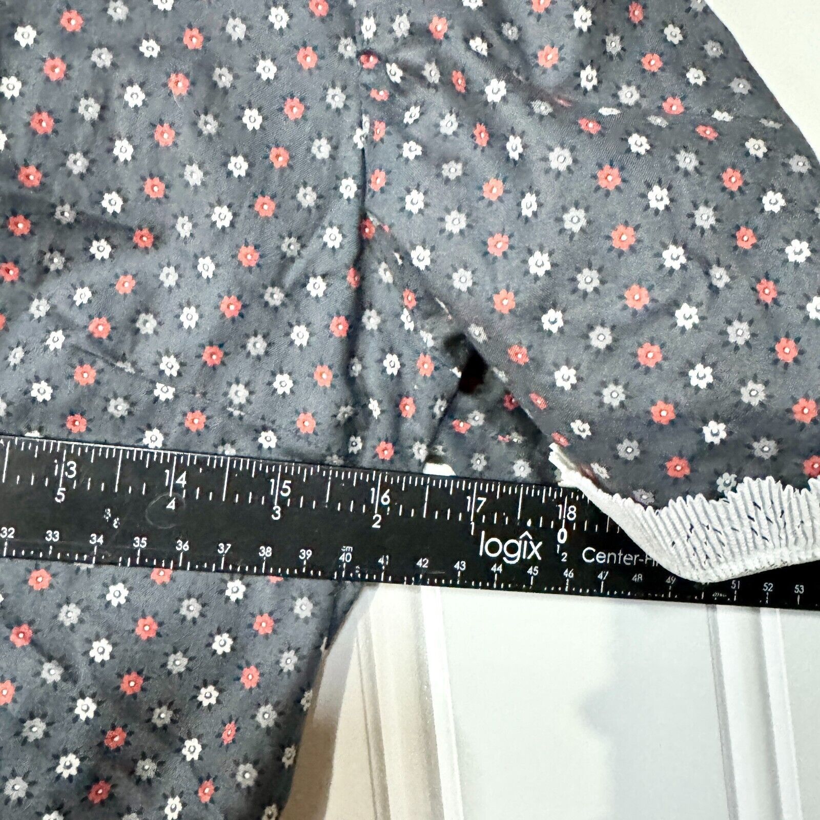 Vintage Dress Size Medium Cottage 50s Button Down Maxi
