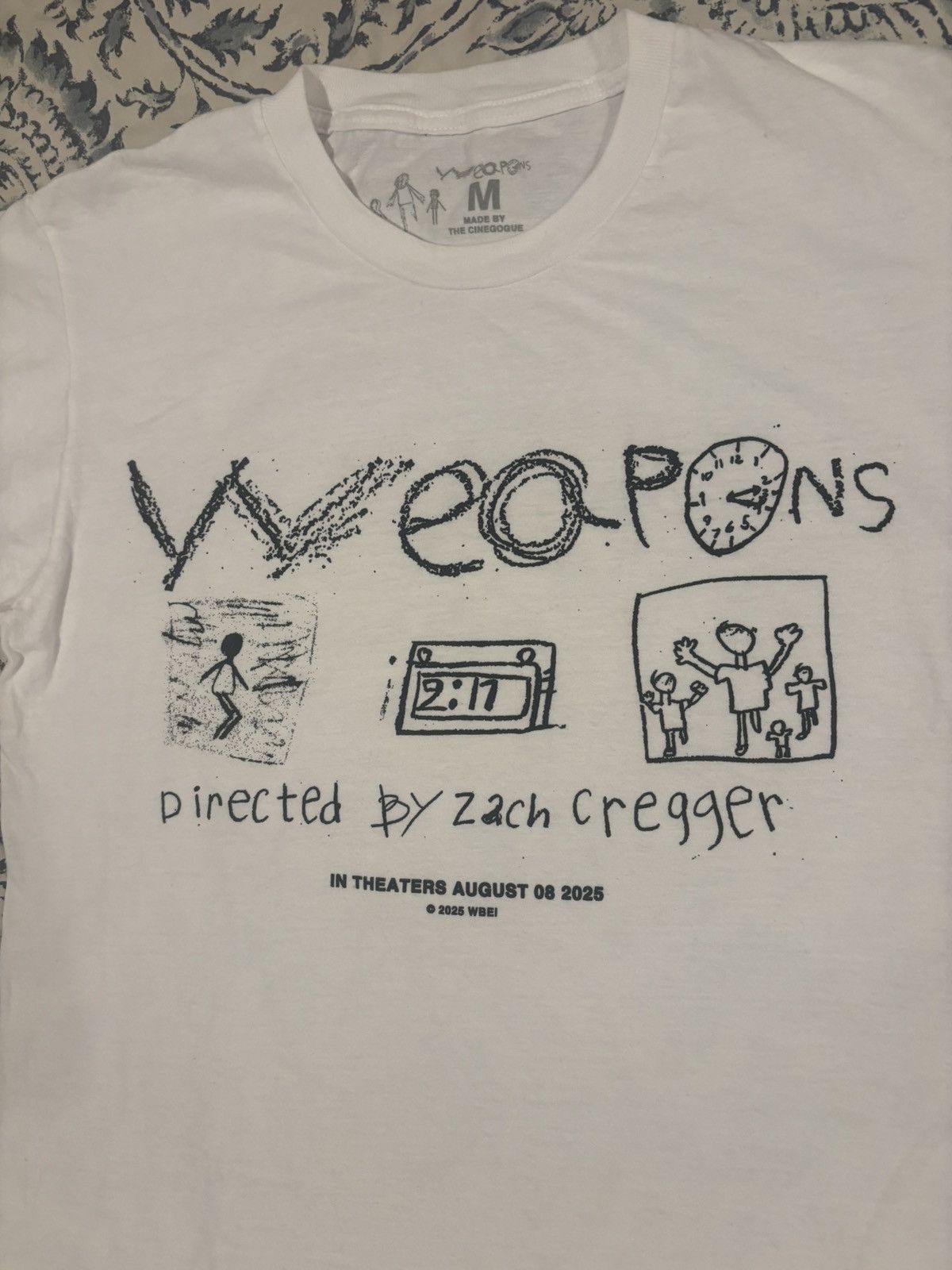 The Cinegogue RARE Weapons Movie Promo T-Shirt White Size Medium Size US M / EU 48-50 / 2 - 3 Thumbnail